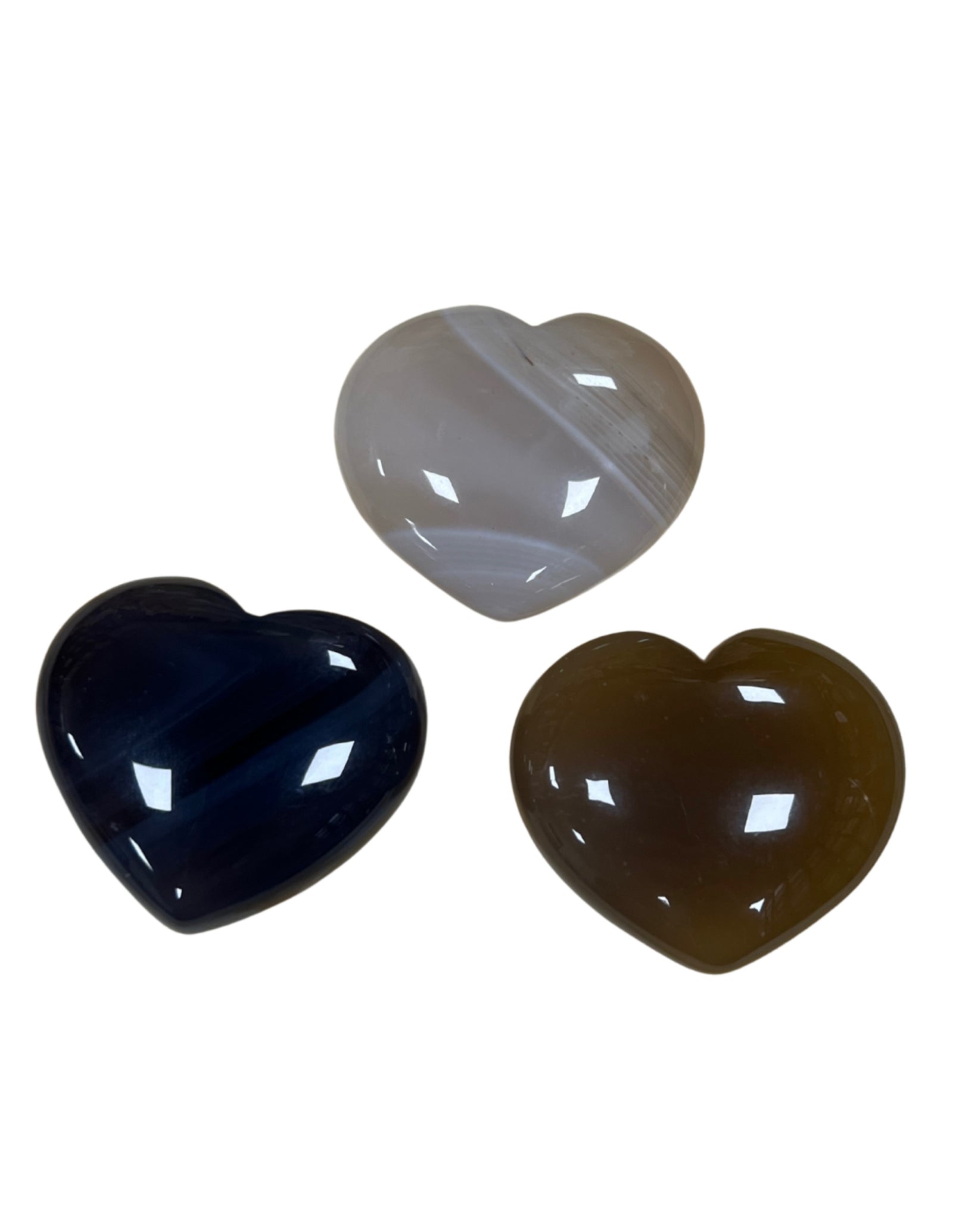 Agaat edelsteenhart 45 mm