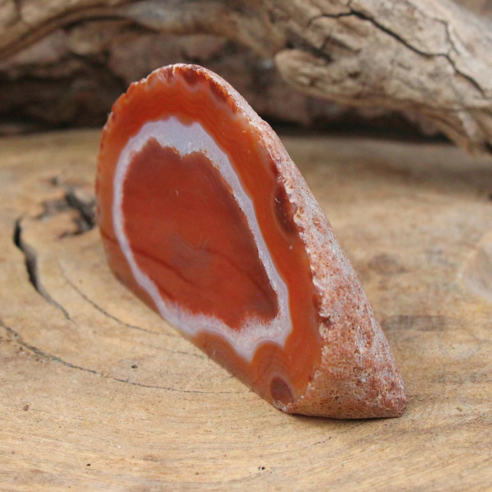 Agaat einden rood (gekleurd) nr.03