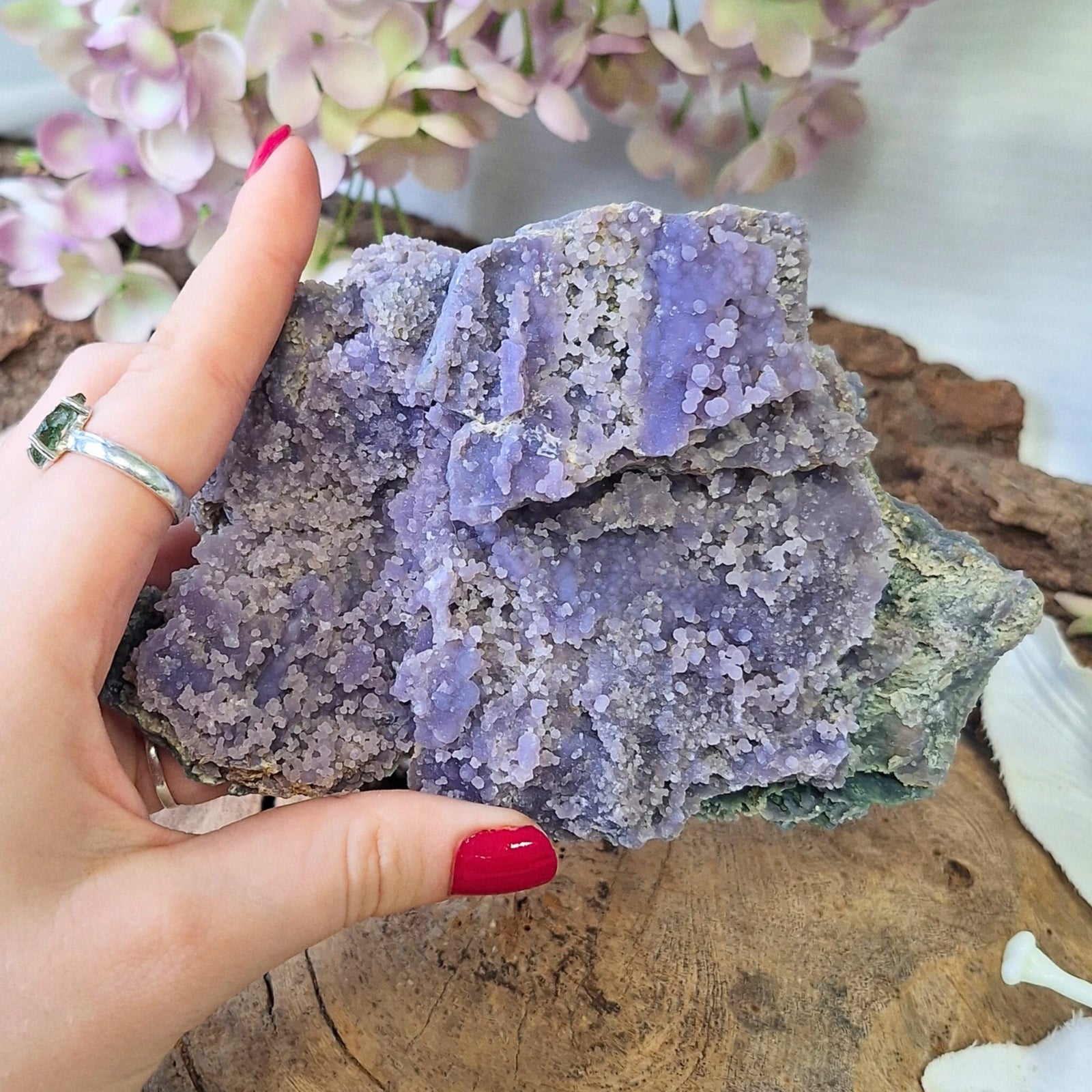 Agaat grape / Chalcedoon druif ruw nr.35