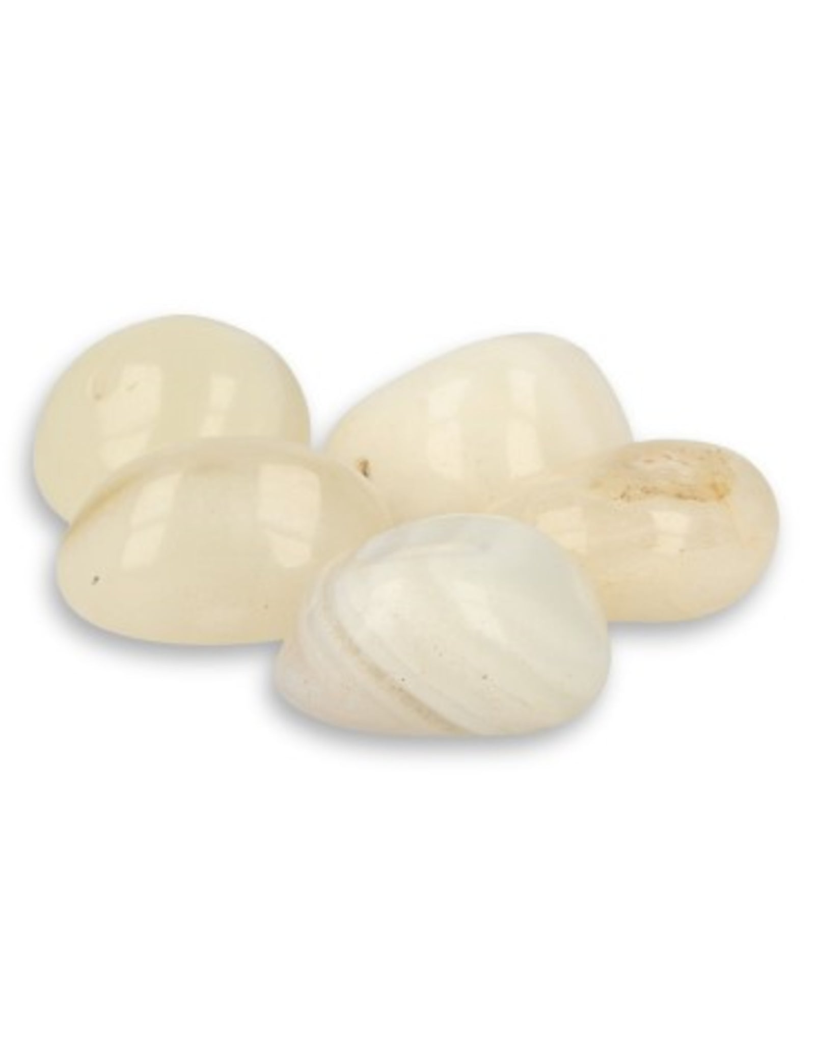 Agaat wit 50 gr. trommelstenen (mt3)