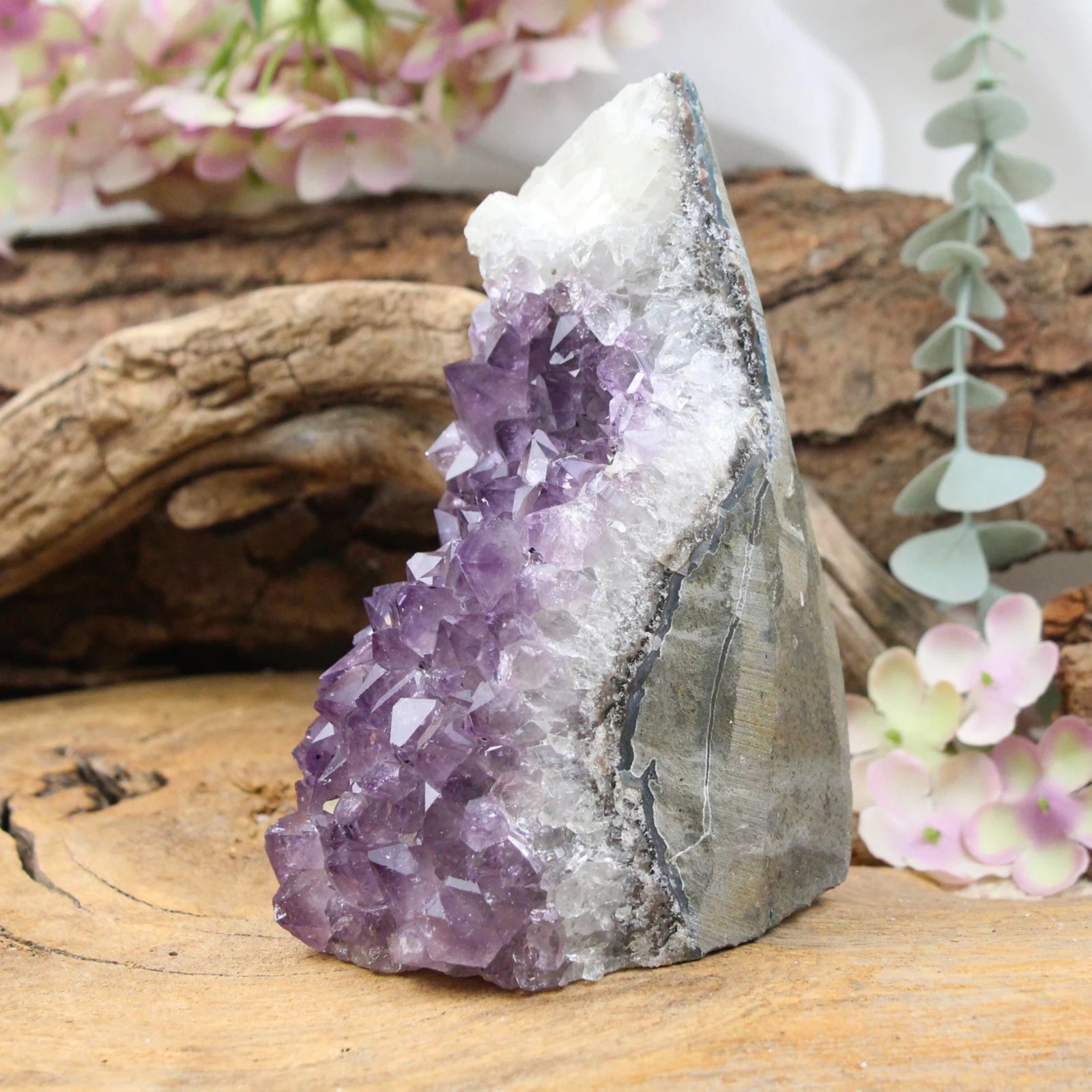 Amethist Brazilië ruw cut base nr.117