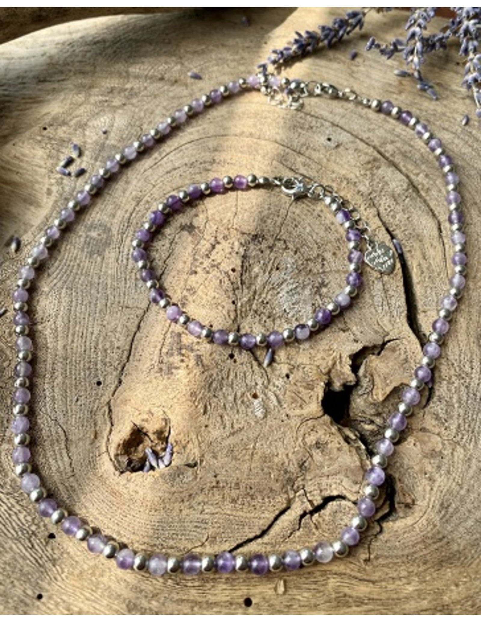Amethist Ibiza love ketting