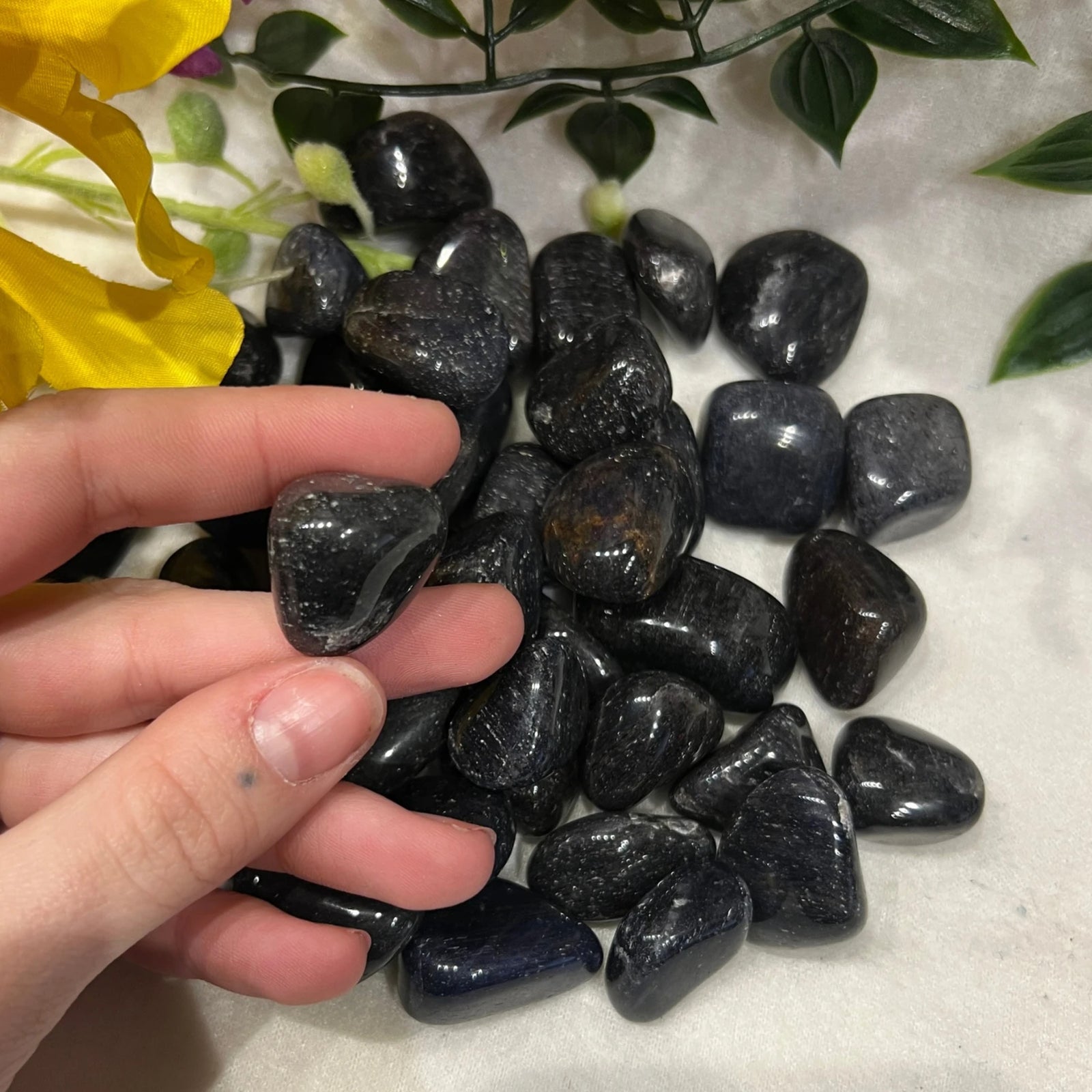 Aventurijn blauw trommelstenen 500 gr. (mt3)