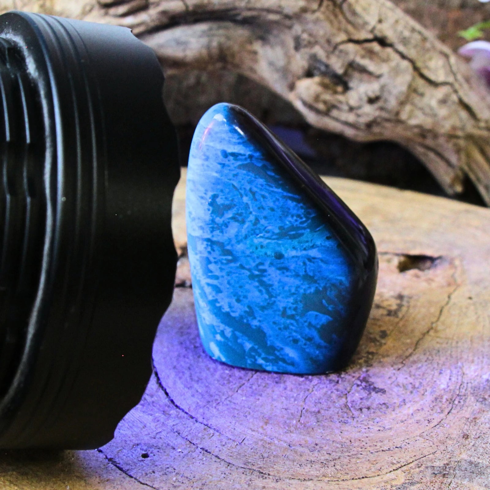 Barnsteen blauw sculptuur nr.35