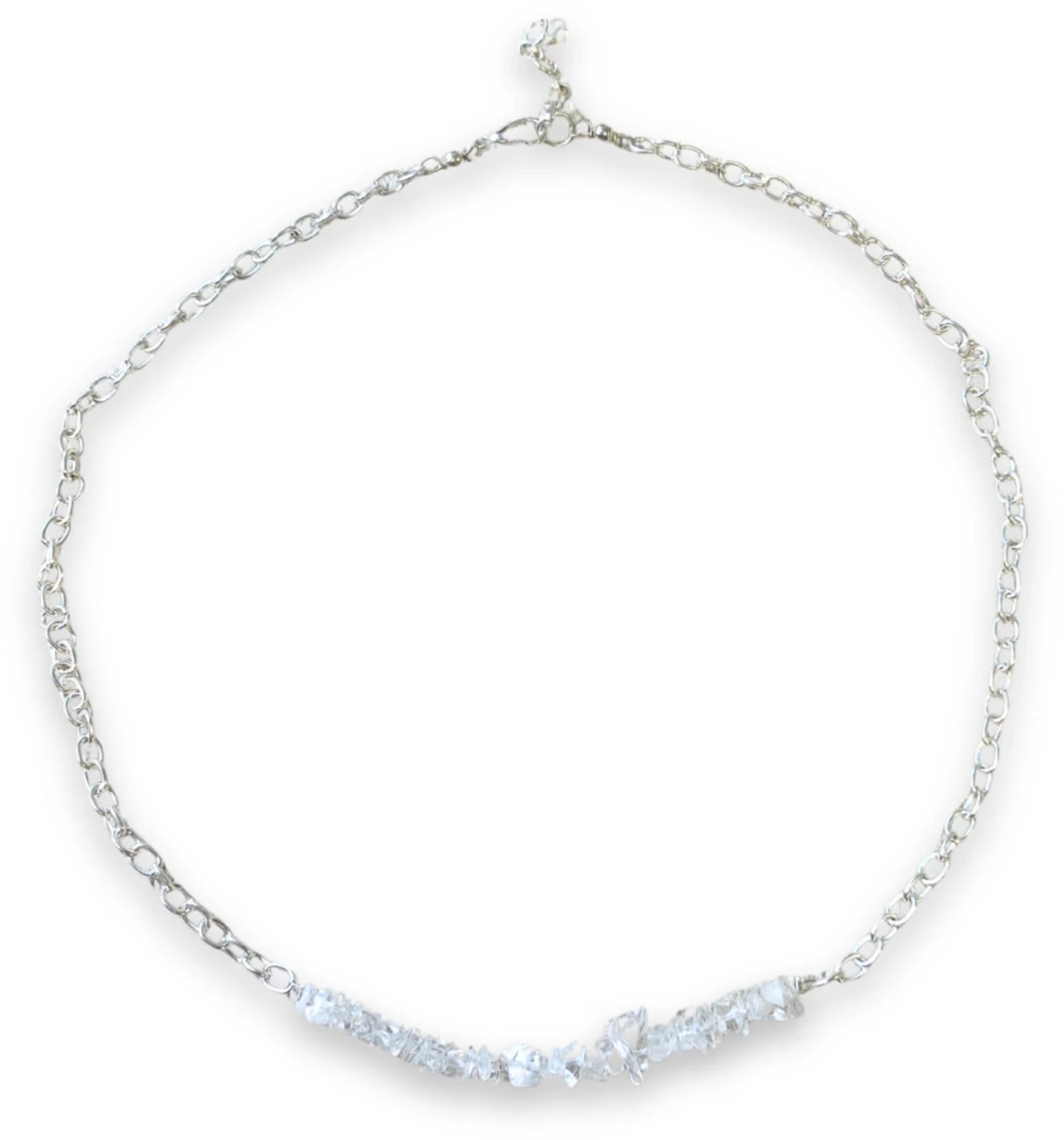 Bergkristal bar ketting