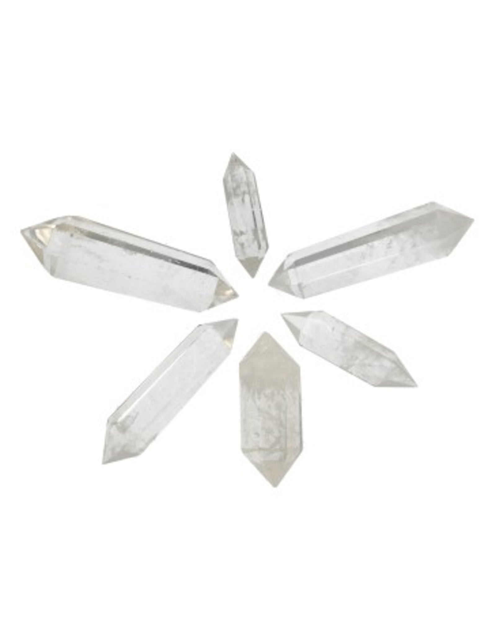 Bergkristal dubbeleinder gepolijst 60-80 gr.