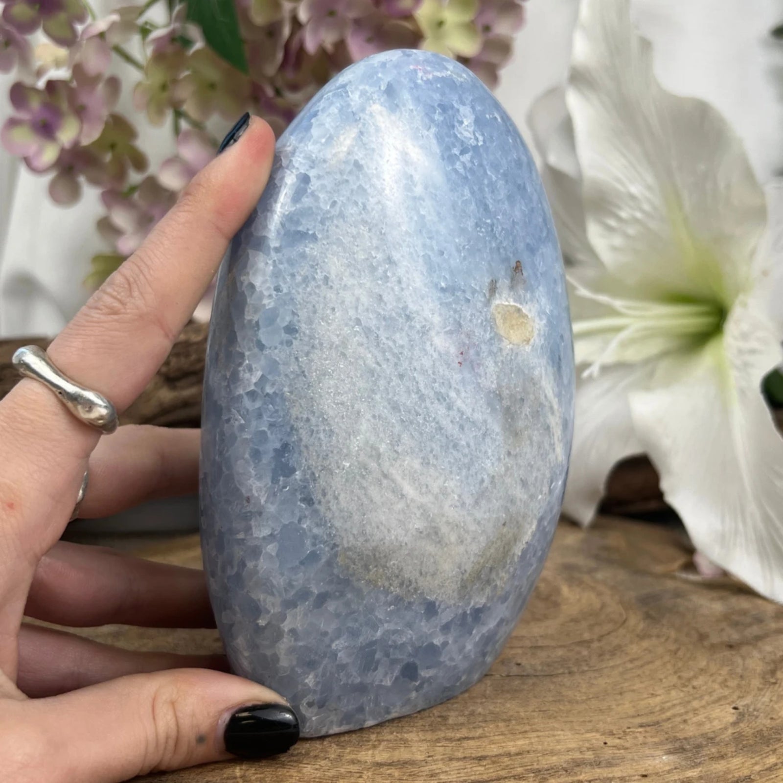 Calciet blauw sculptuur nr.16