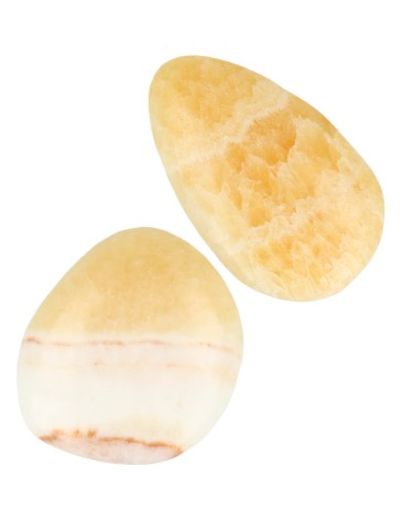 Calciet geel A zaksteen Madagaskar
