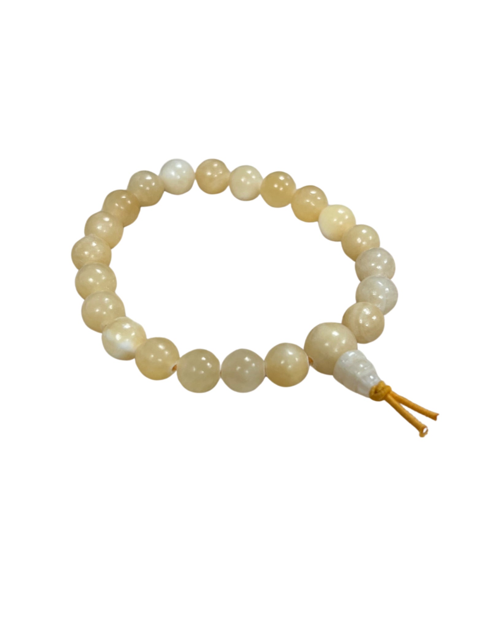 Calciet geel powerbead armband