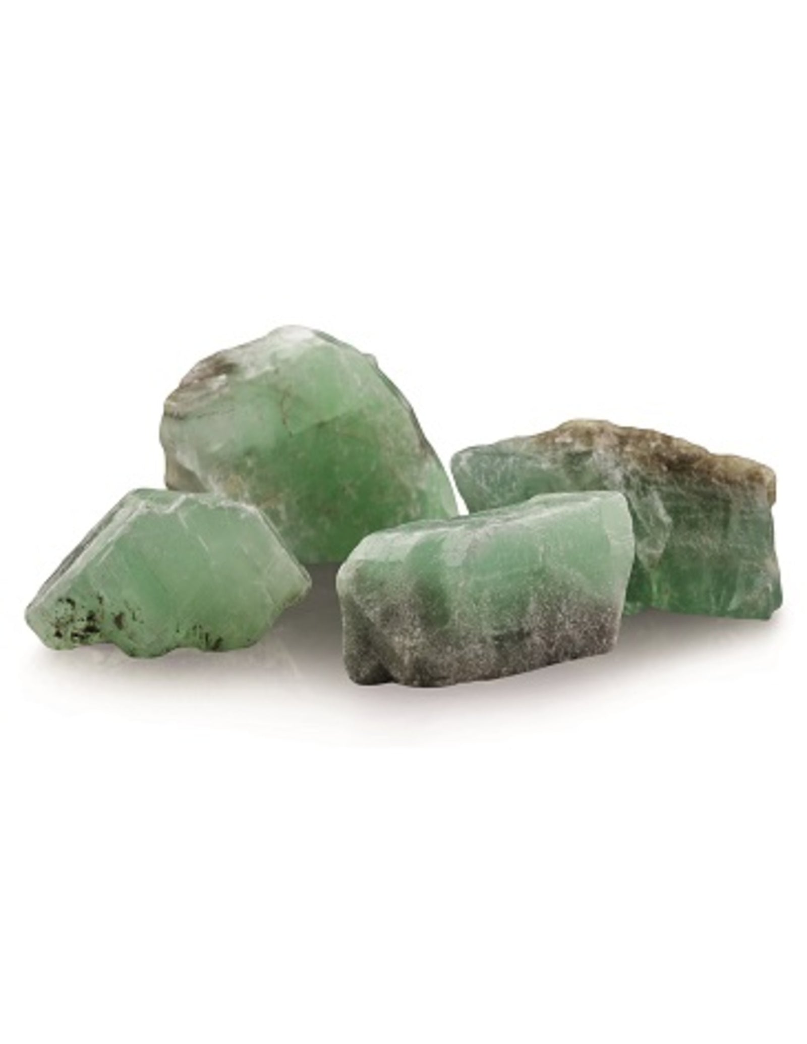 Calciet smaragd groen 250 gr. ruwe brokjes