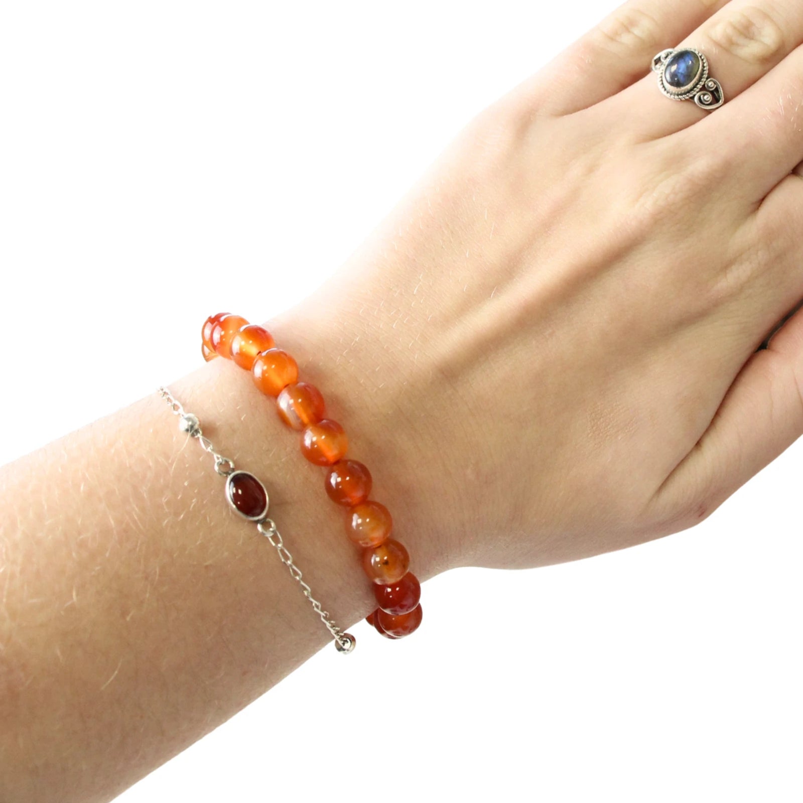 Carneool powerbead armband