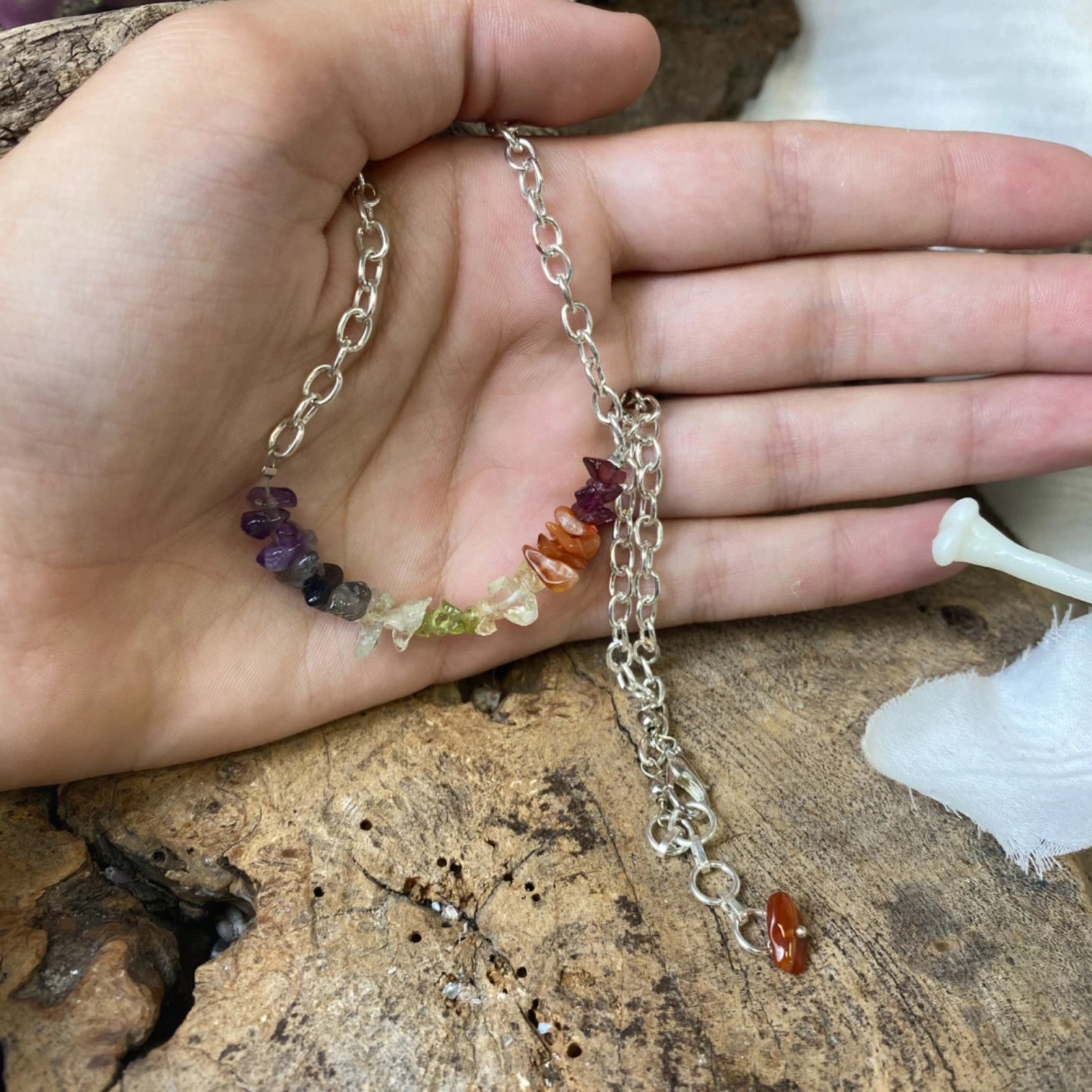 Chakra bar ketting