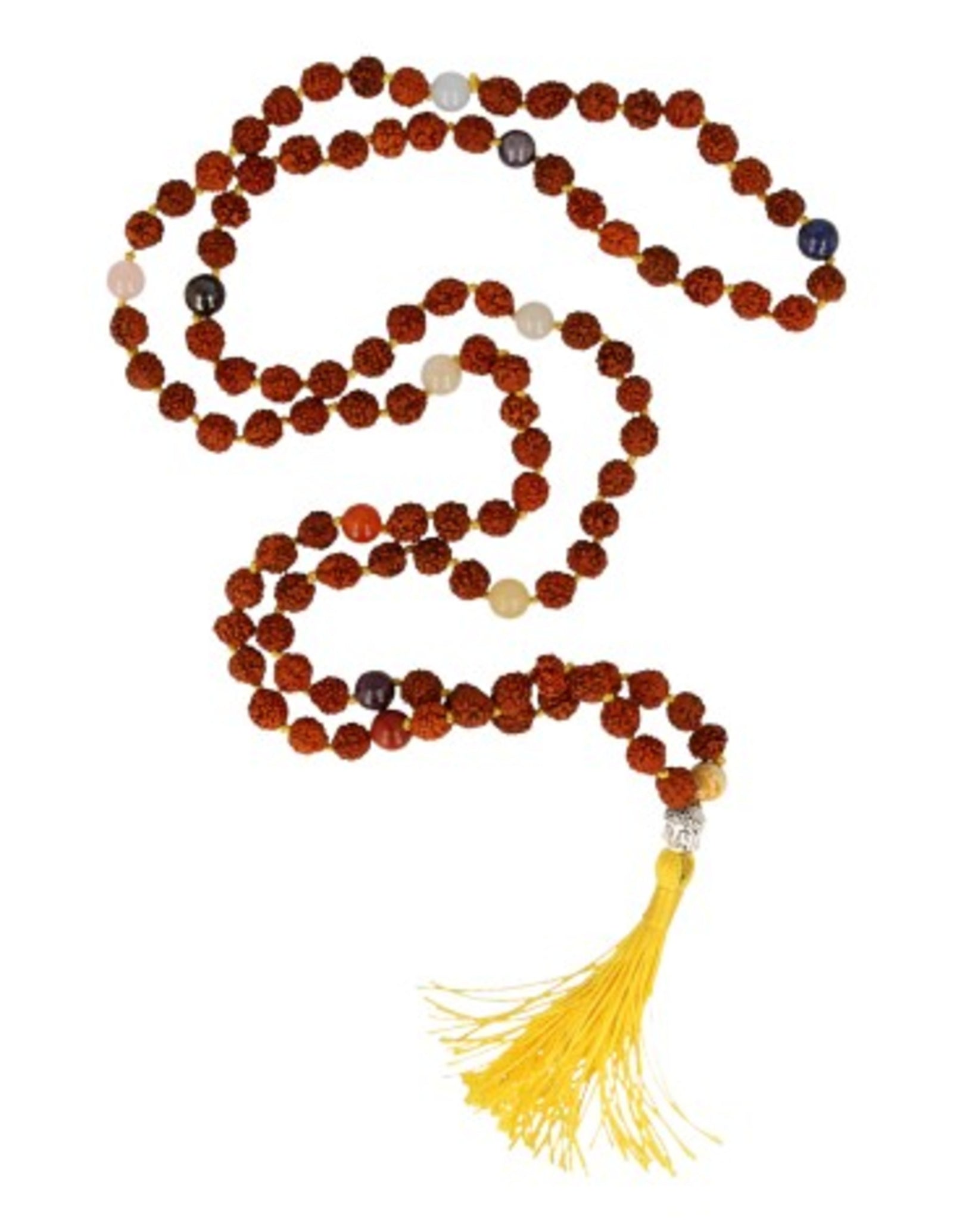 Chakra Rhudraksha mala ketting