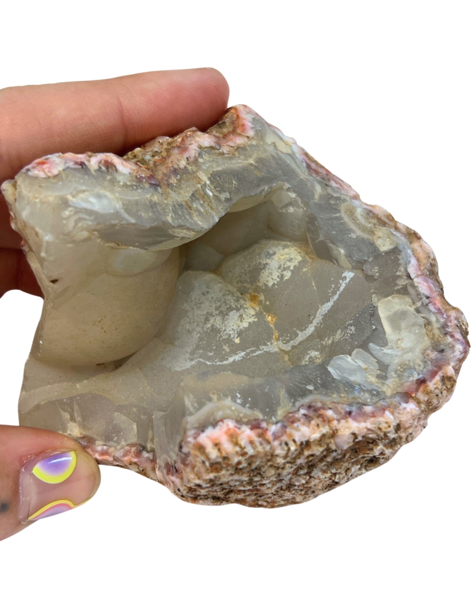 Chalcedoon roze ruw stuk nr.07