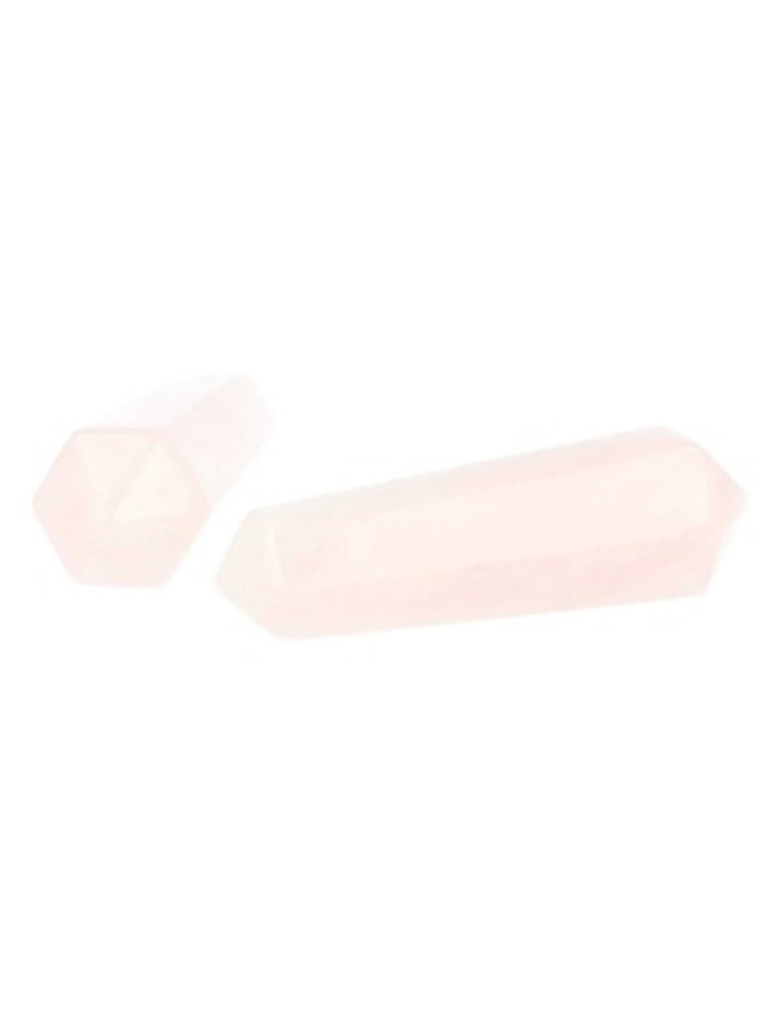 Dubbeleinder 50 mm Roze kwarts