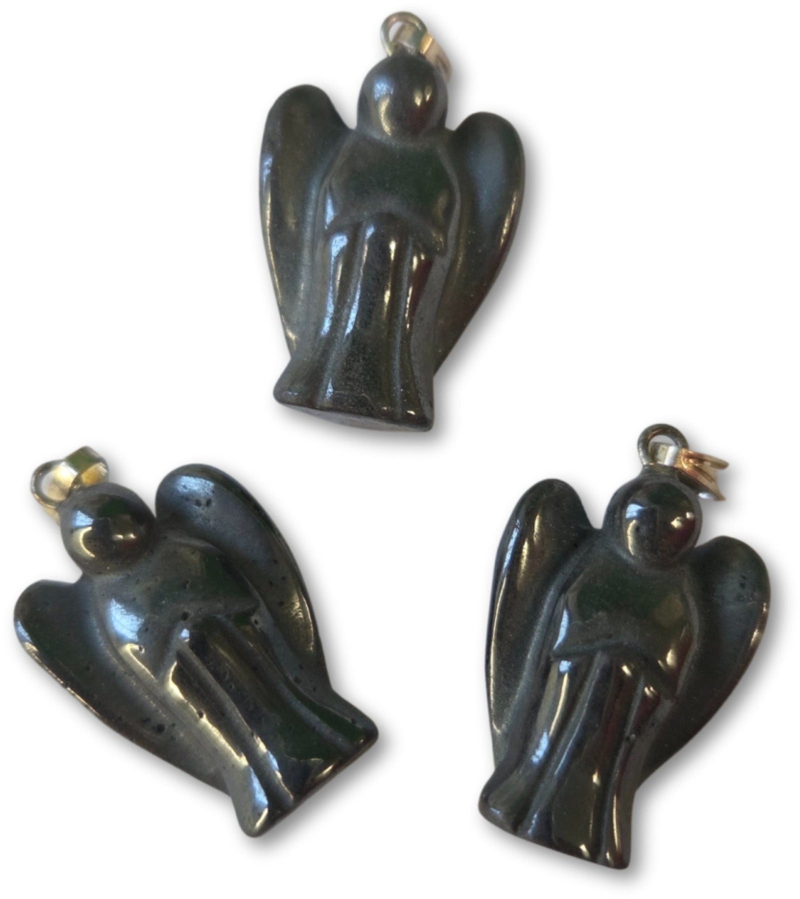 Engelen hanger 20 mm Hematiet