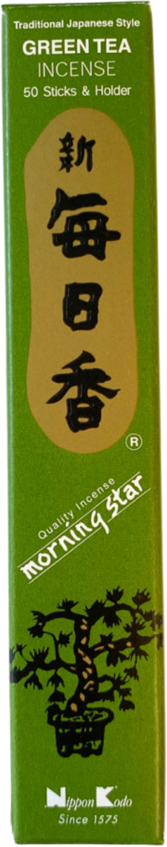 Green Tea wierook stokjes - Nippon Kodo - Morning star