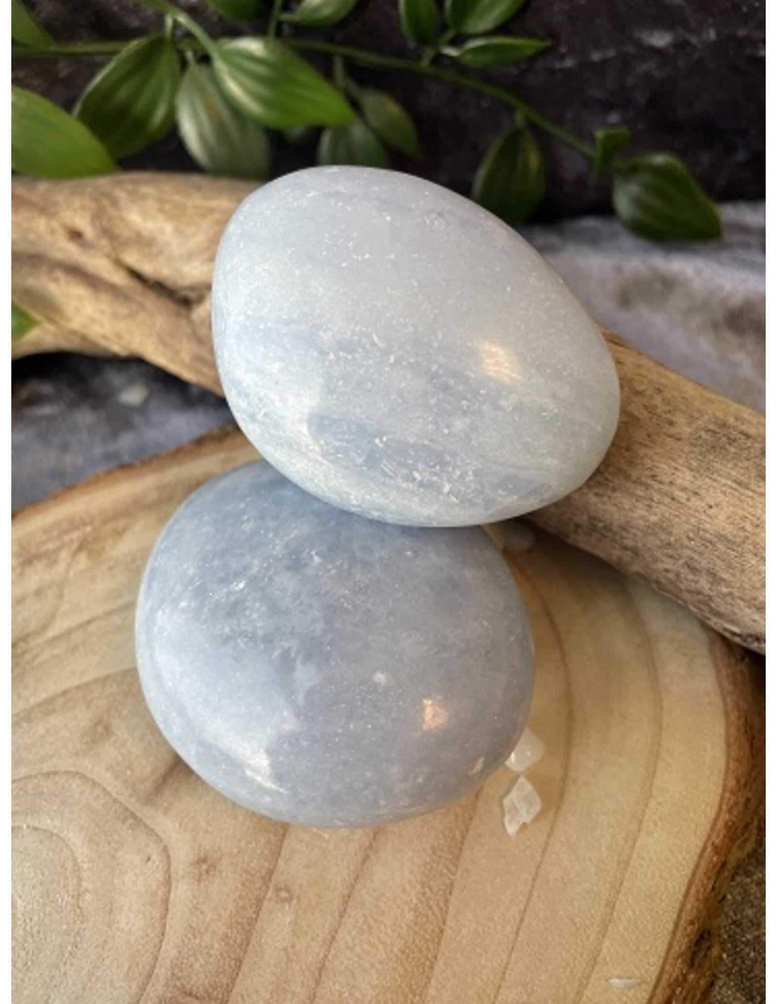 Handsteen Calciet blauw
