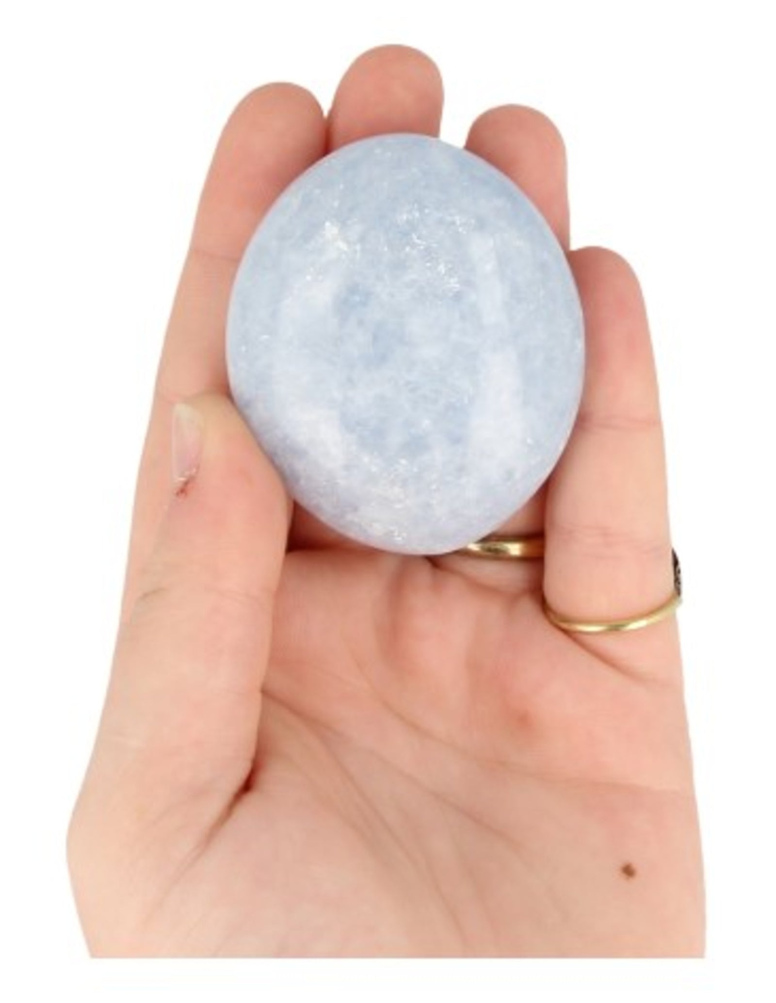 Handsteen Calciet blauw