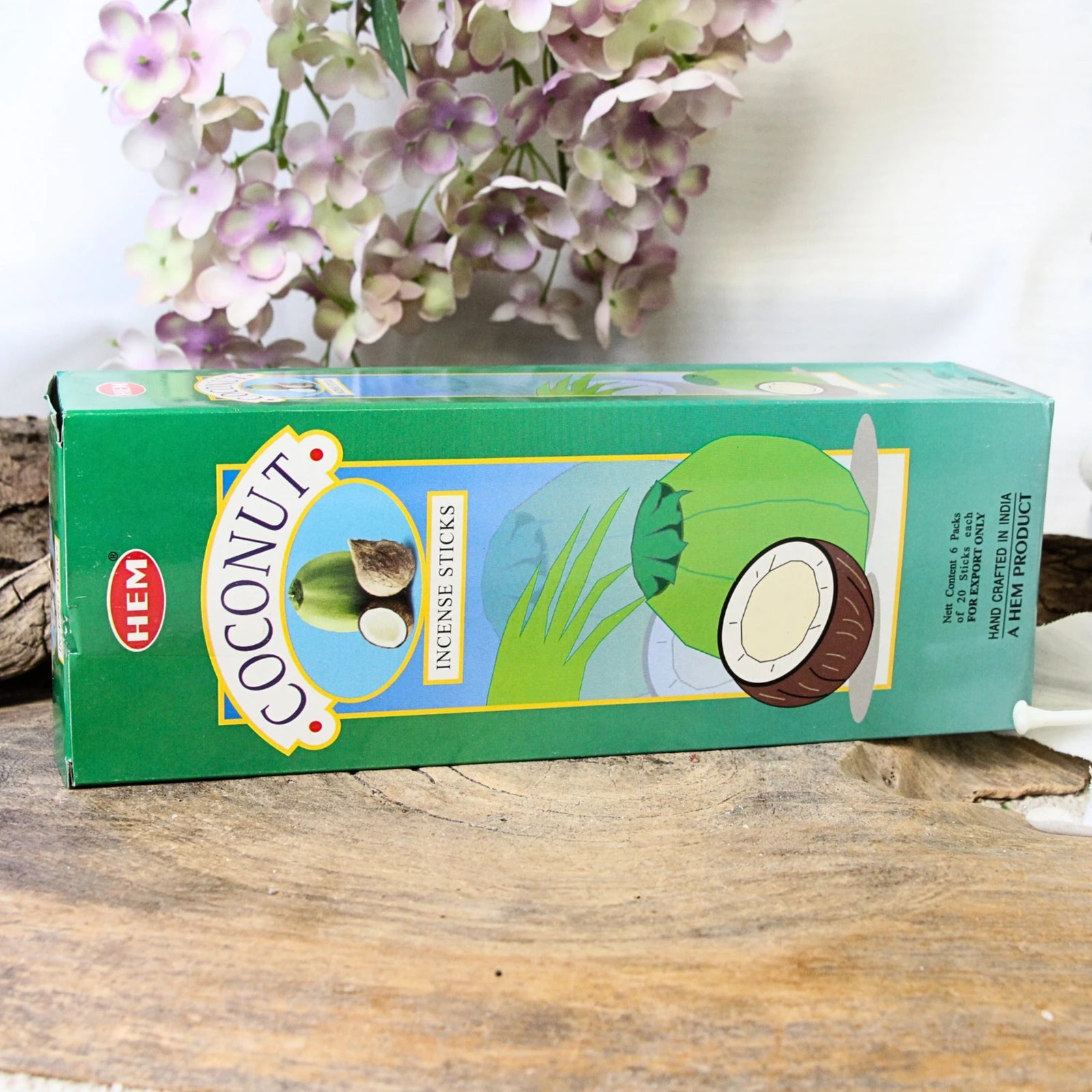 Hem Coconut wierook - doos van 6 st.