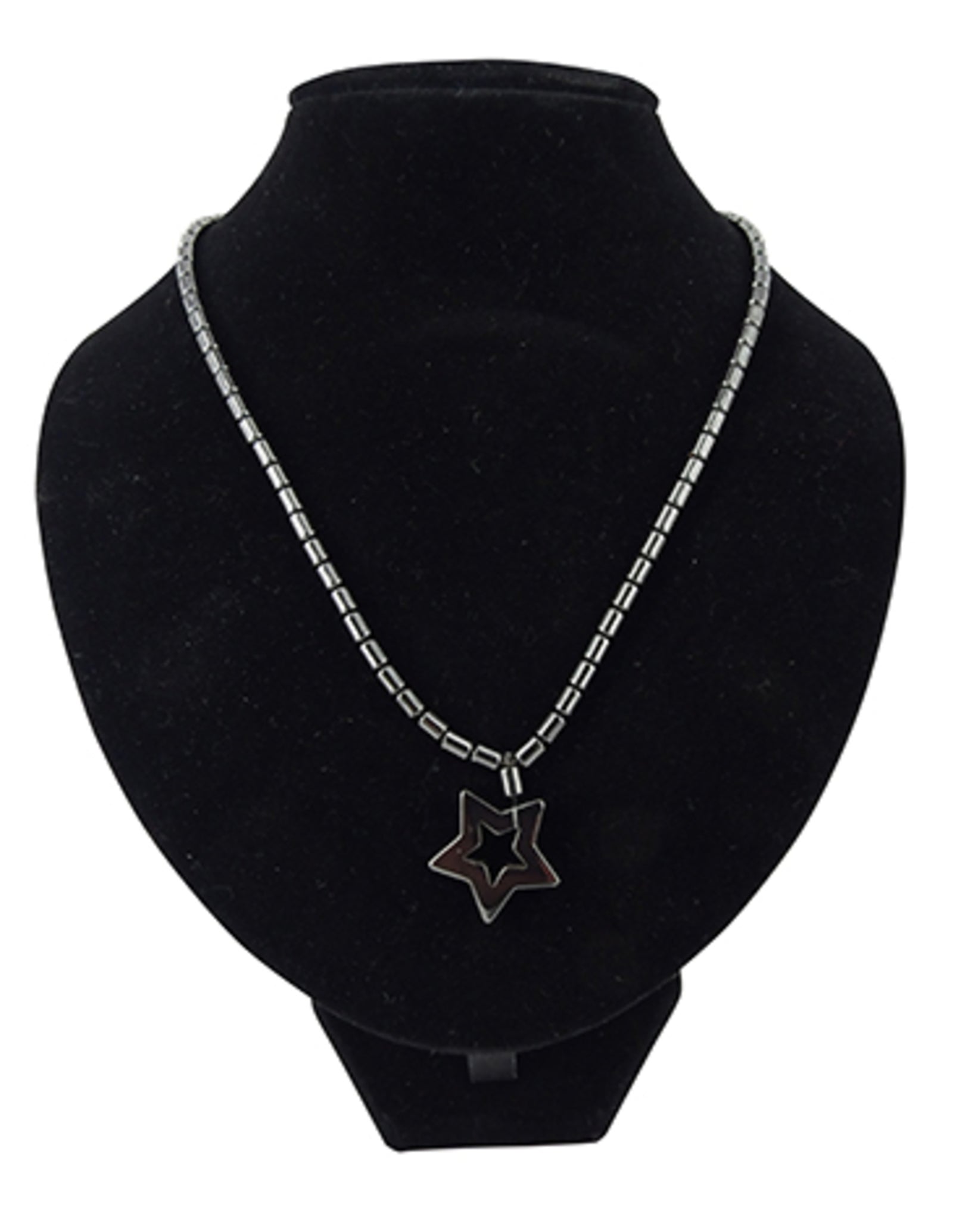 Hematiet ketting ster