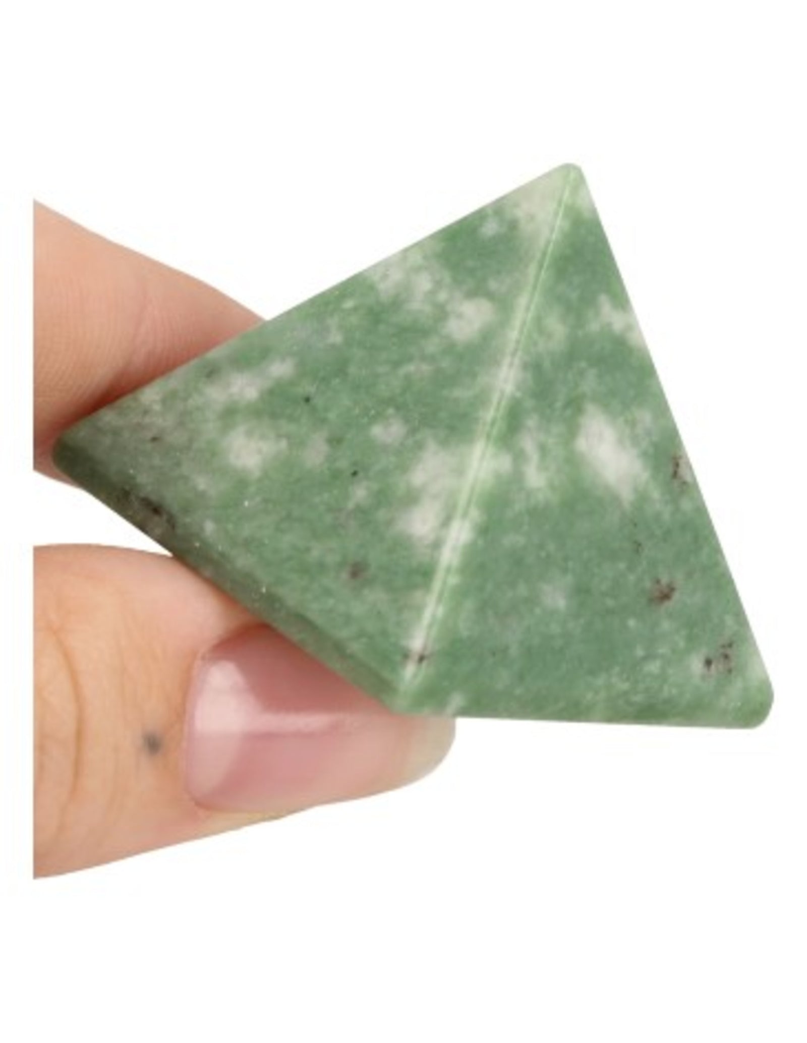 Jade Serpentijn 35 mm edelsteen piramide