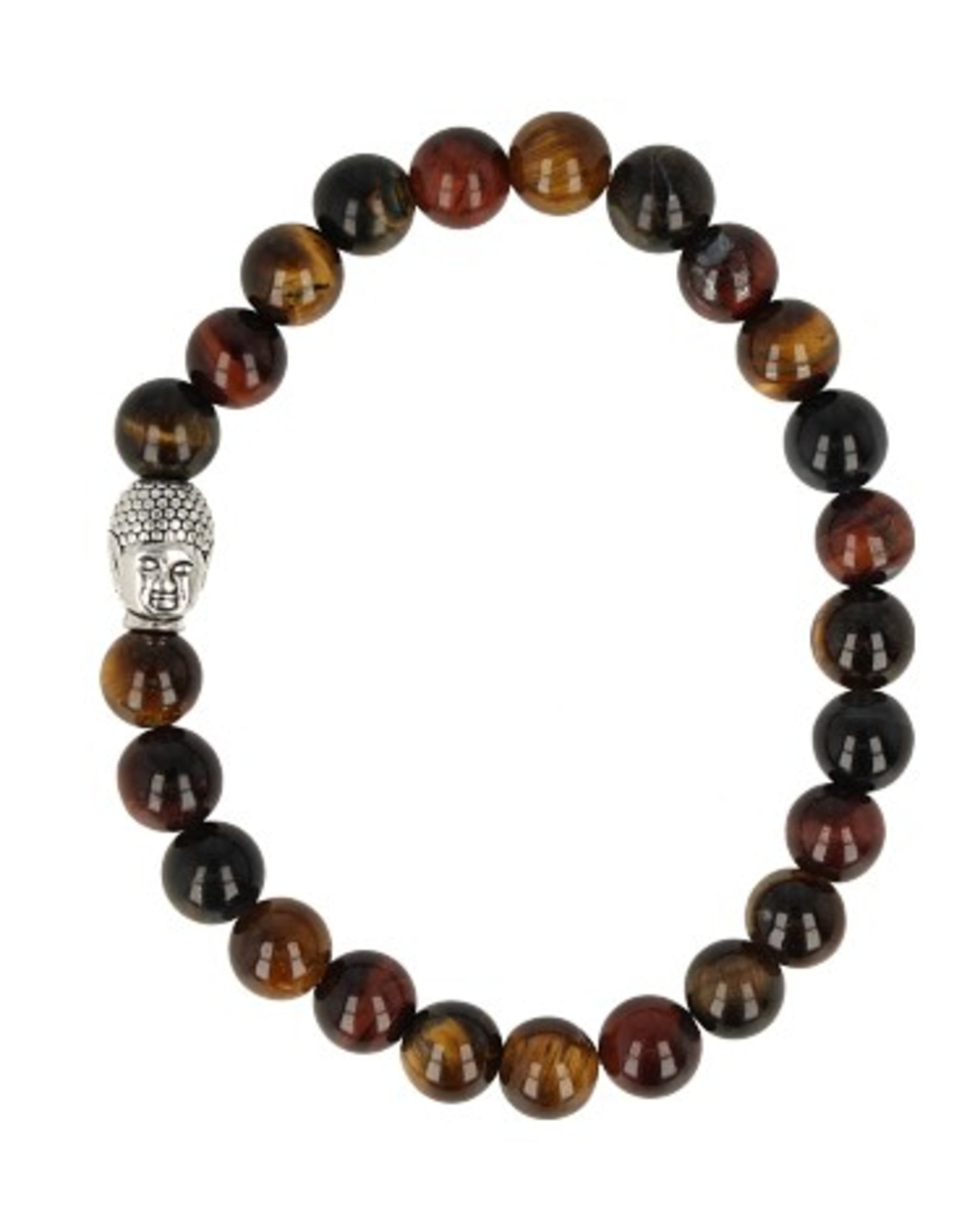 Katten/Tijger/Valkenoog kralen armband boeddha mannen