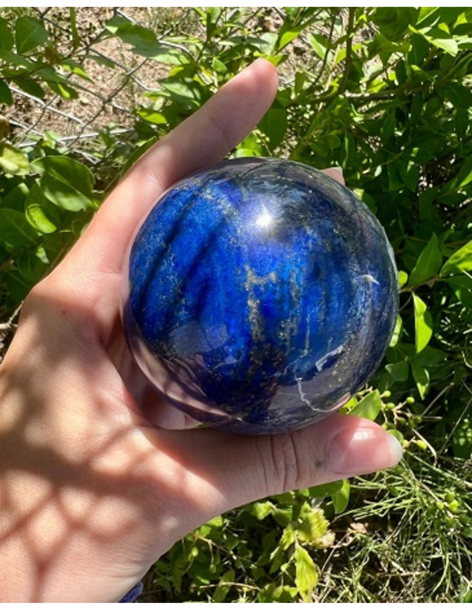 Lapis Lazuli edelsteen bol ca. 7,5 cm