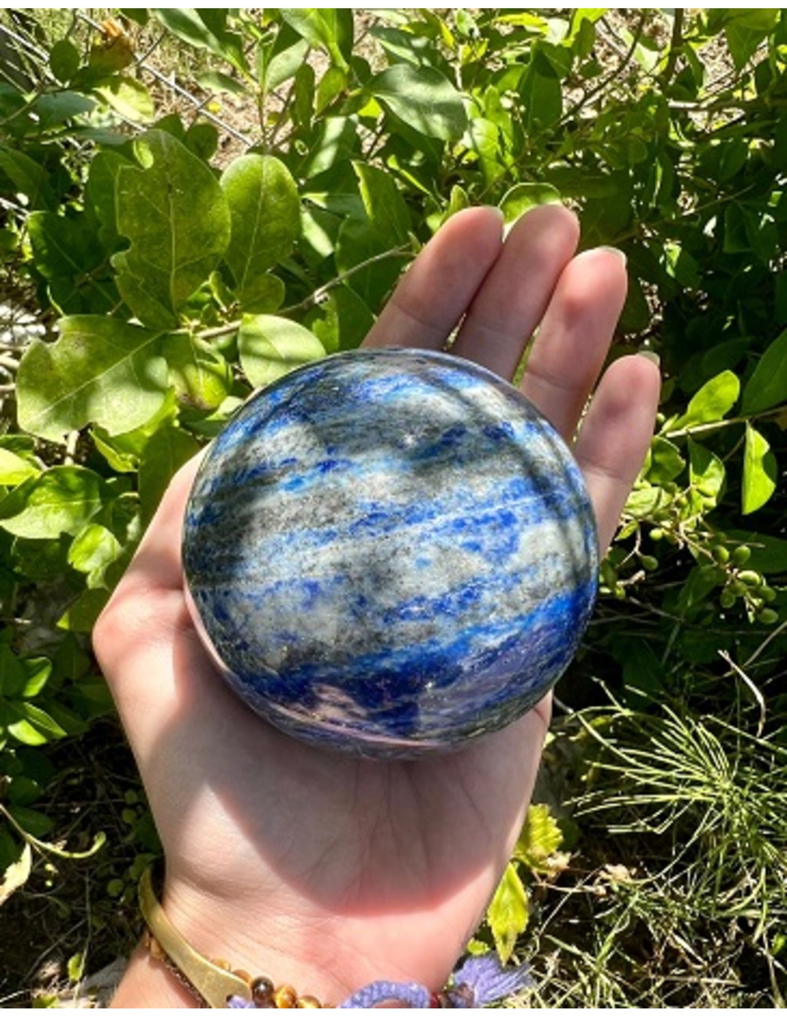 Lapis Lazuli edelsteen bol ca. 7,5 cm