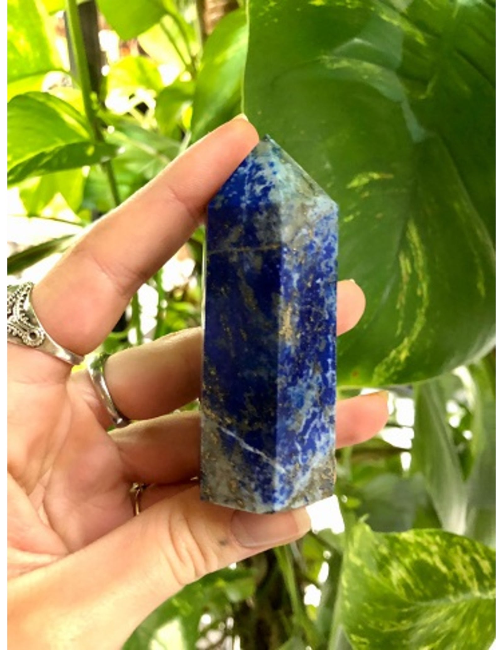Lapis Lazuli edelsteen punt 7-8 cm