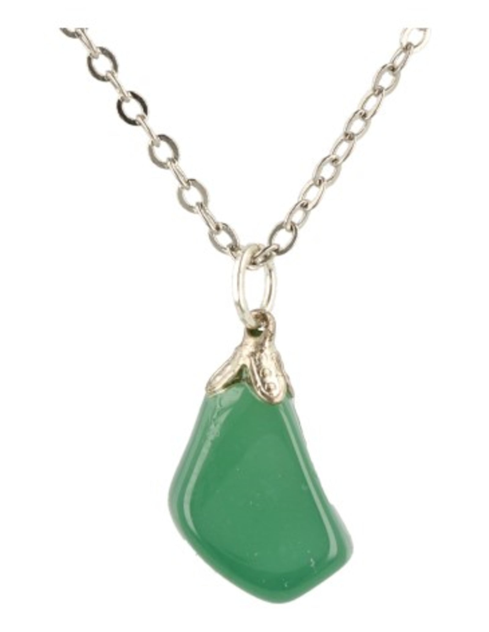Onyx groen edelsteen hanger
