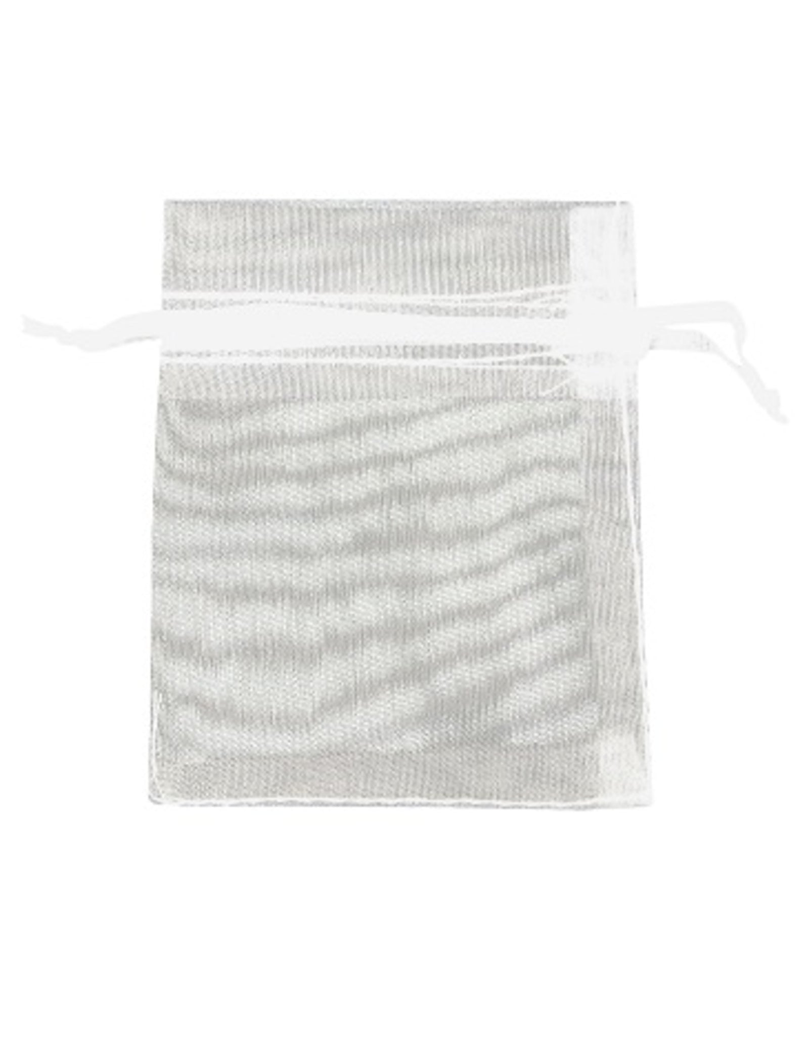 Organza buidels 9x12 - 10 stuks wit