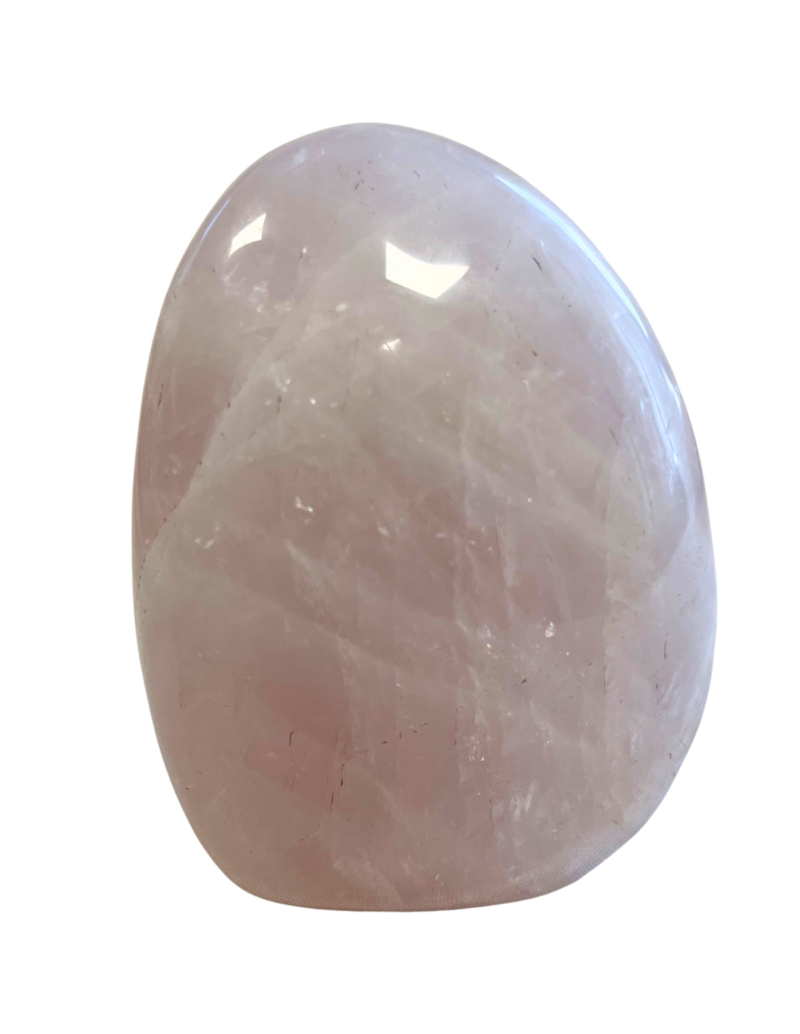 Roze kwarts edelsteen sculptuur 600-700 gram