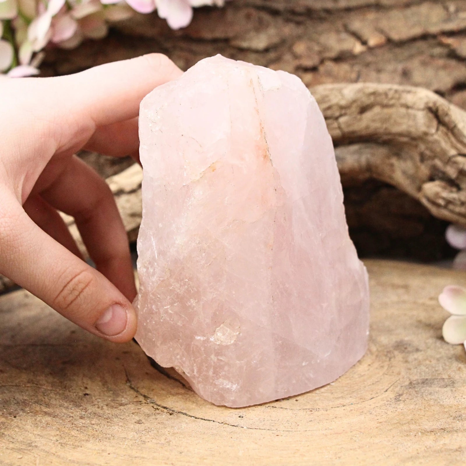 Rozenkwarts half gepolijst nr.28
