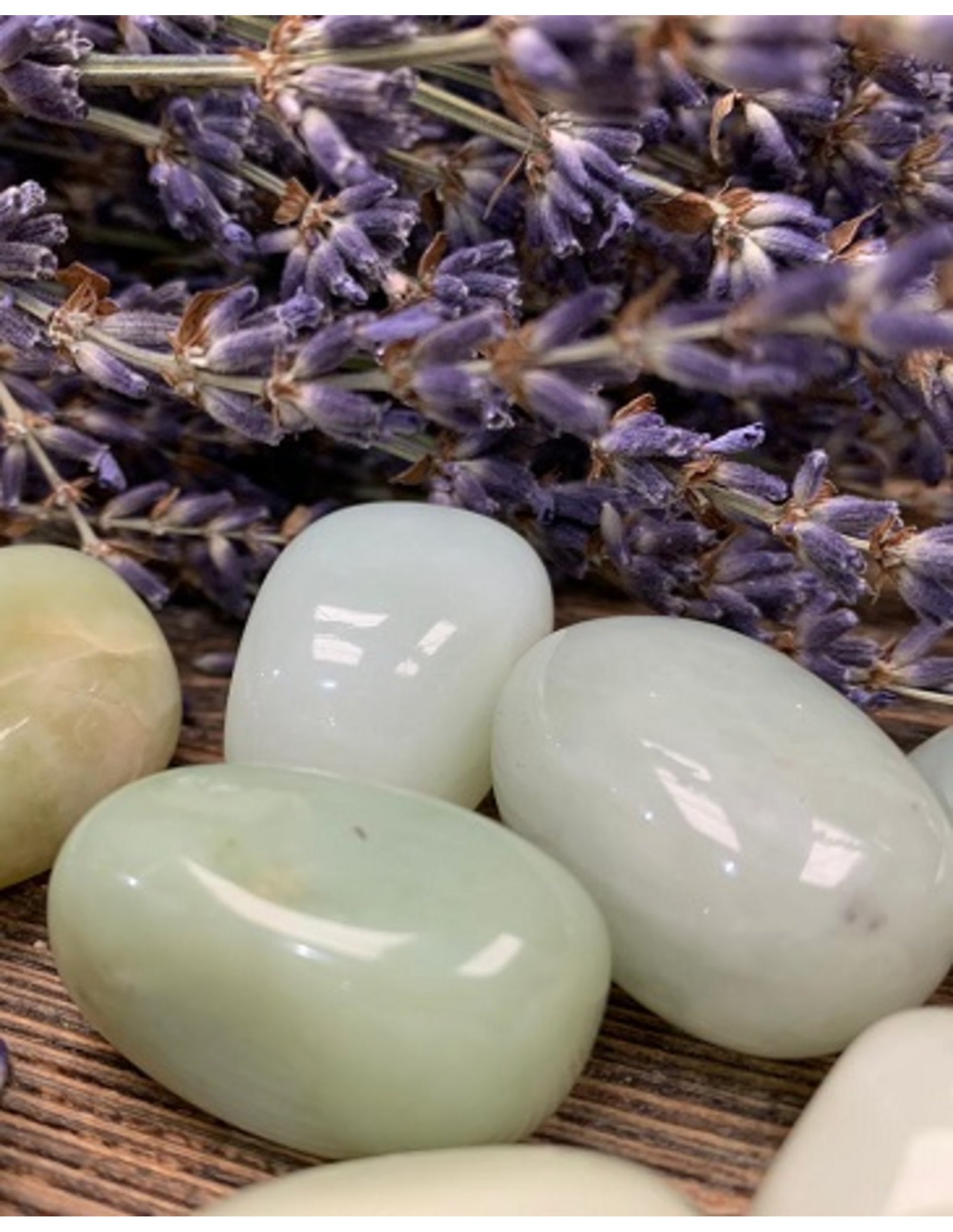 Serpentijn Jade trommelstenen 50 gr. (mt2-3)