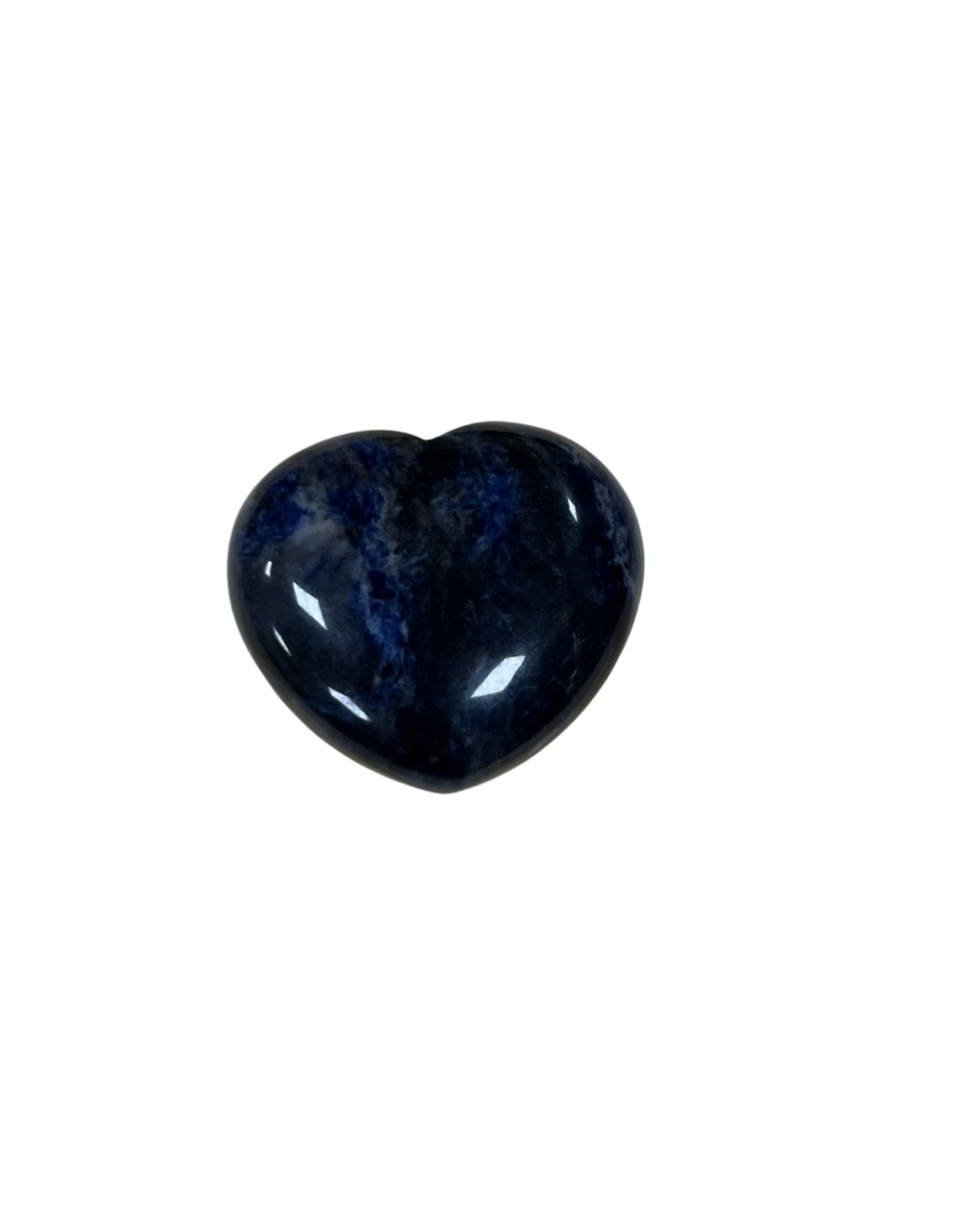 Sodaliet edelsteen hart 45 mm