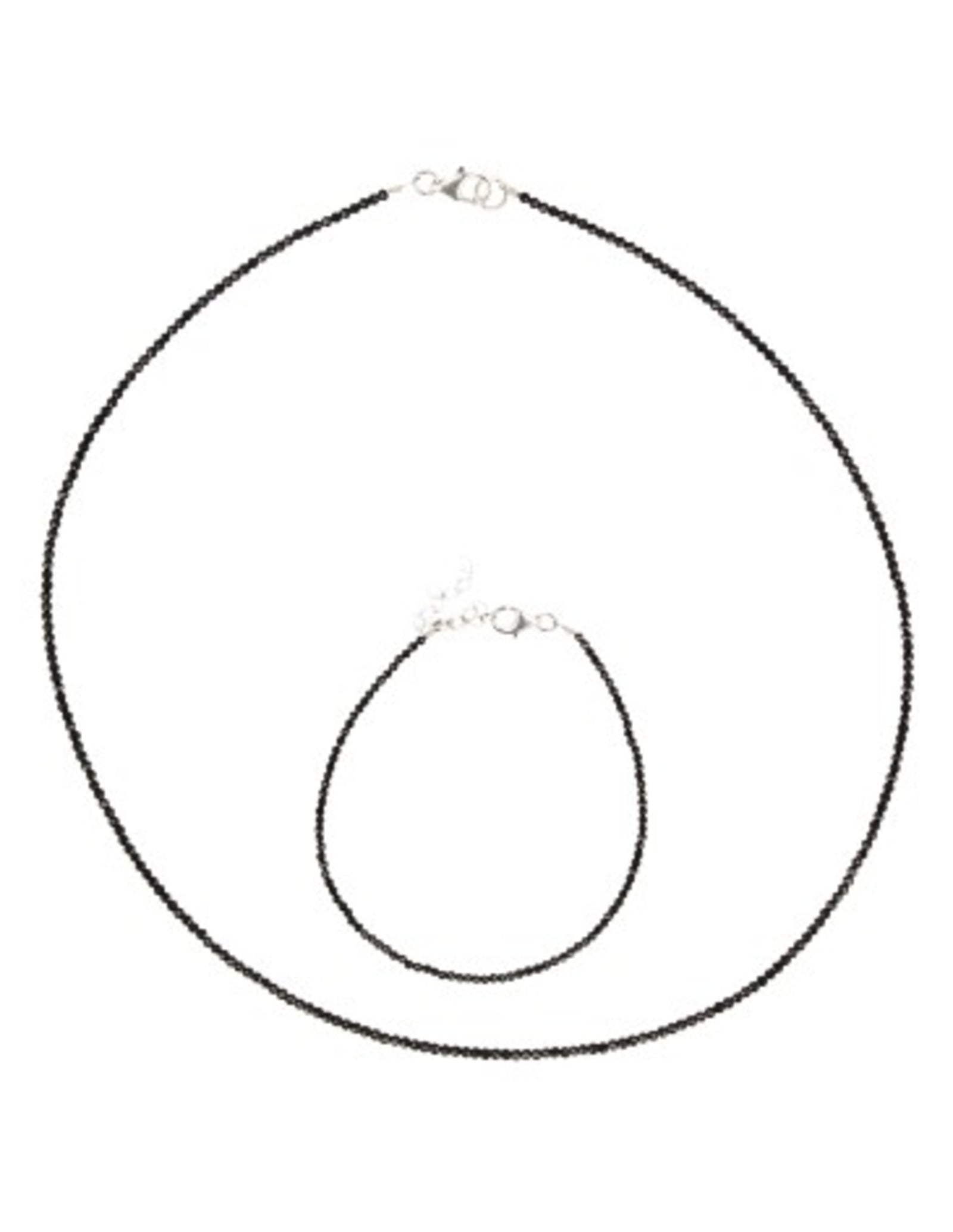 Spinel zwart summer vibes armband