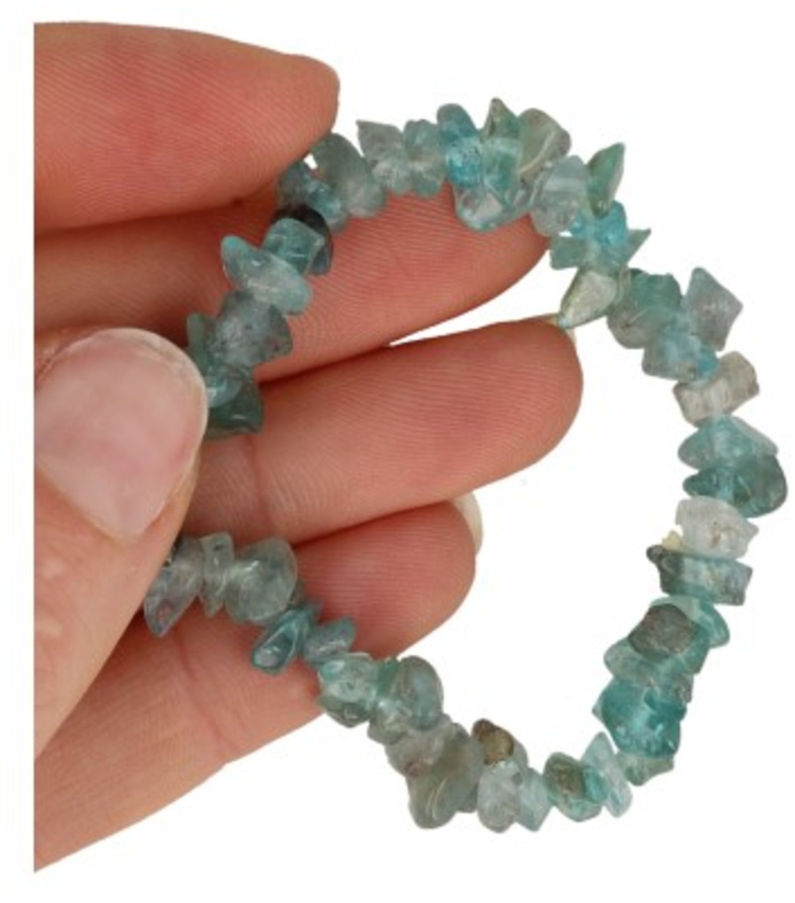 Splitarmband Topaas blauw A
