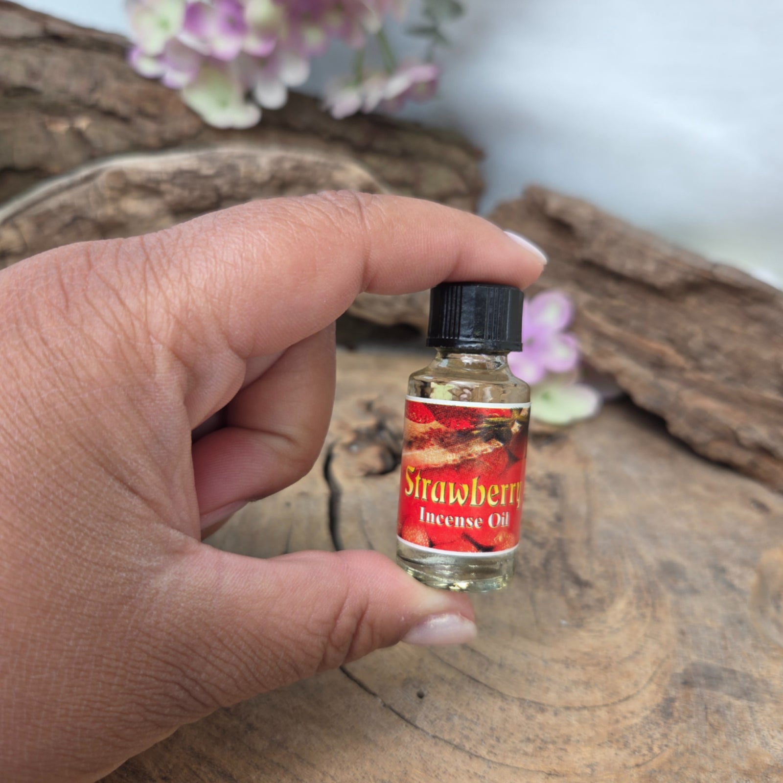 Strawberry incense oil / wierookolie (aardbei)