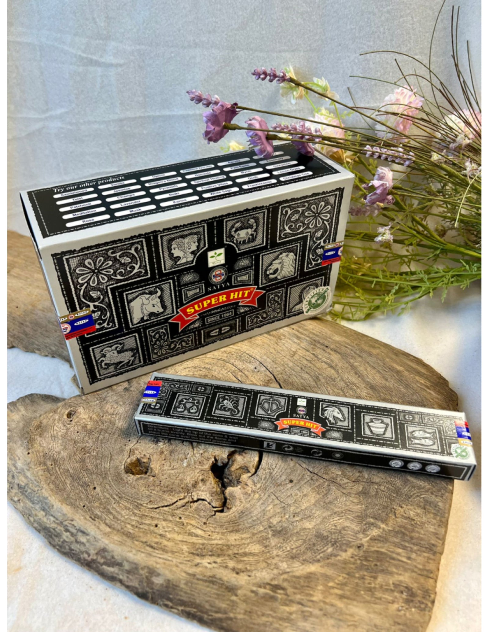 Superhit wierook 15 grams Satya - doos van 12 st.