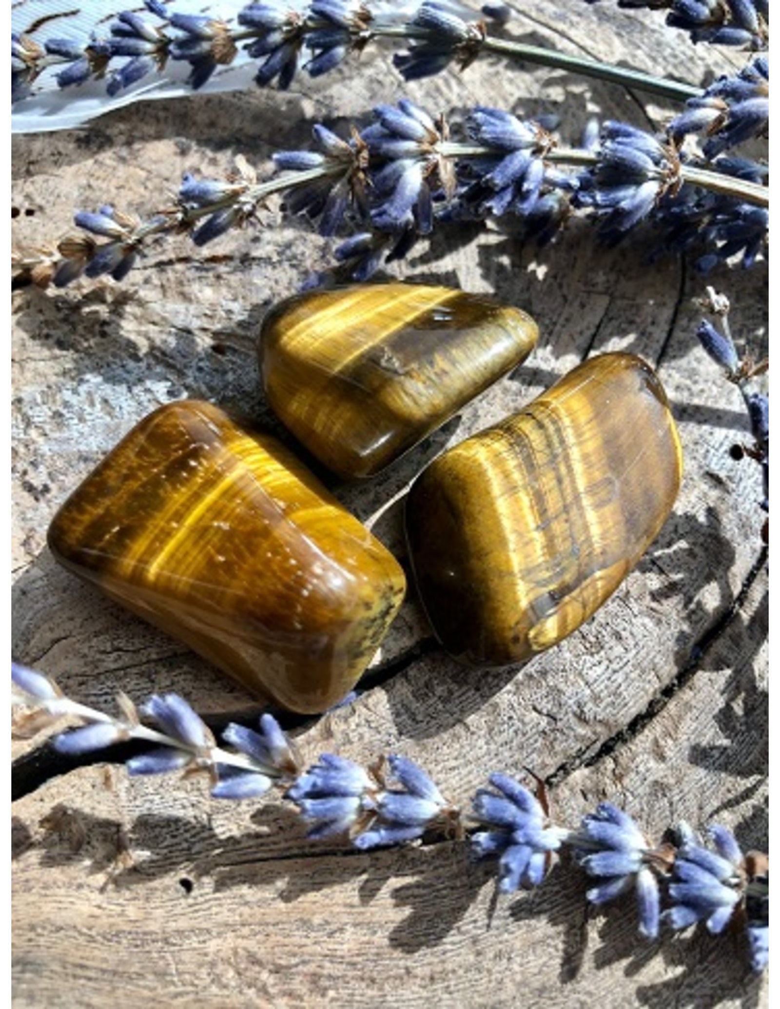 Tijgeroog 50 gr. trommelstenen (mt3)