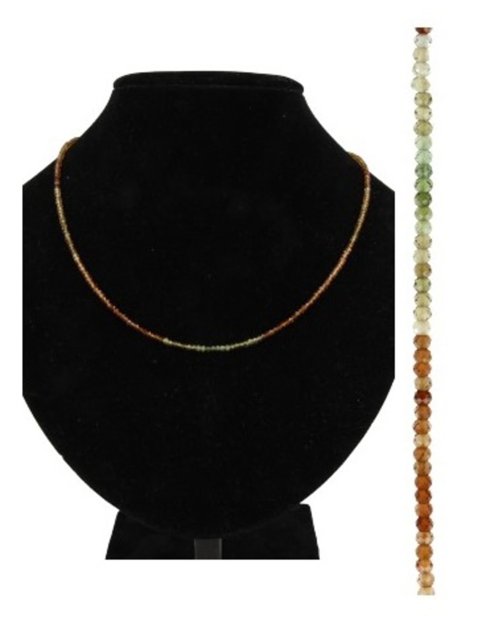Toermalijn oranje summer vibes ketting