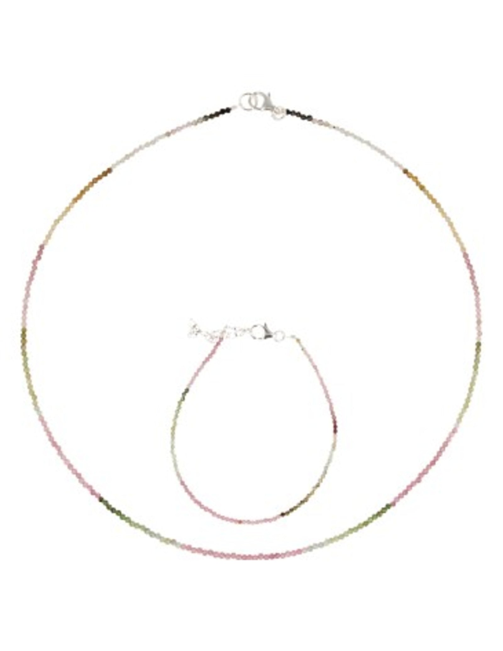 Toermalijn watermeloen summer vibes ketting