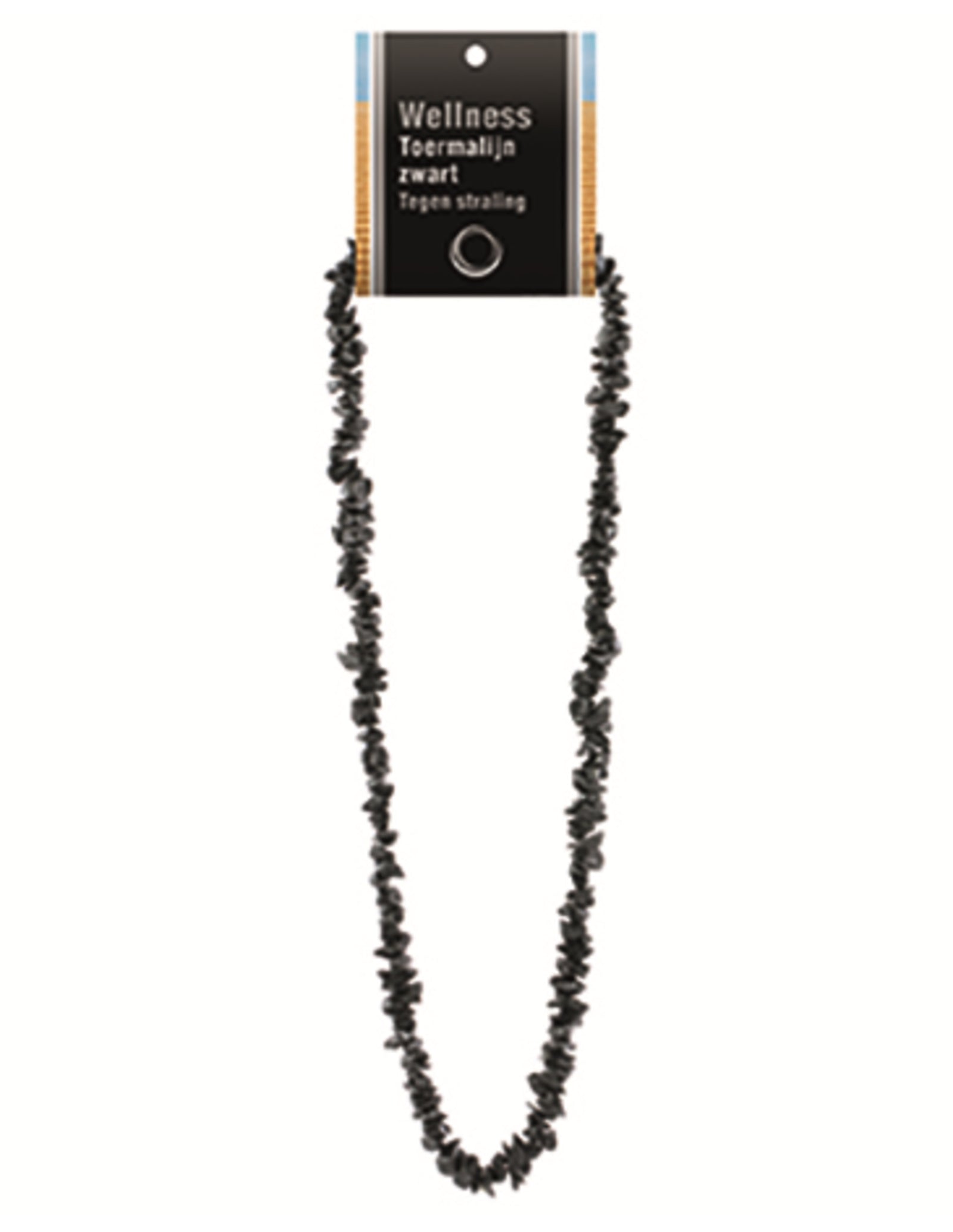 Toermalijn zwart splitketting + kaart