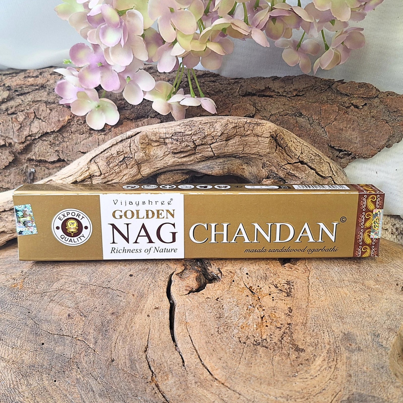 Vijayshree Golden Nag Chandan wierook stokjes