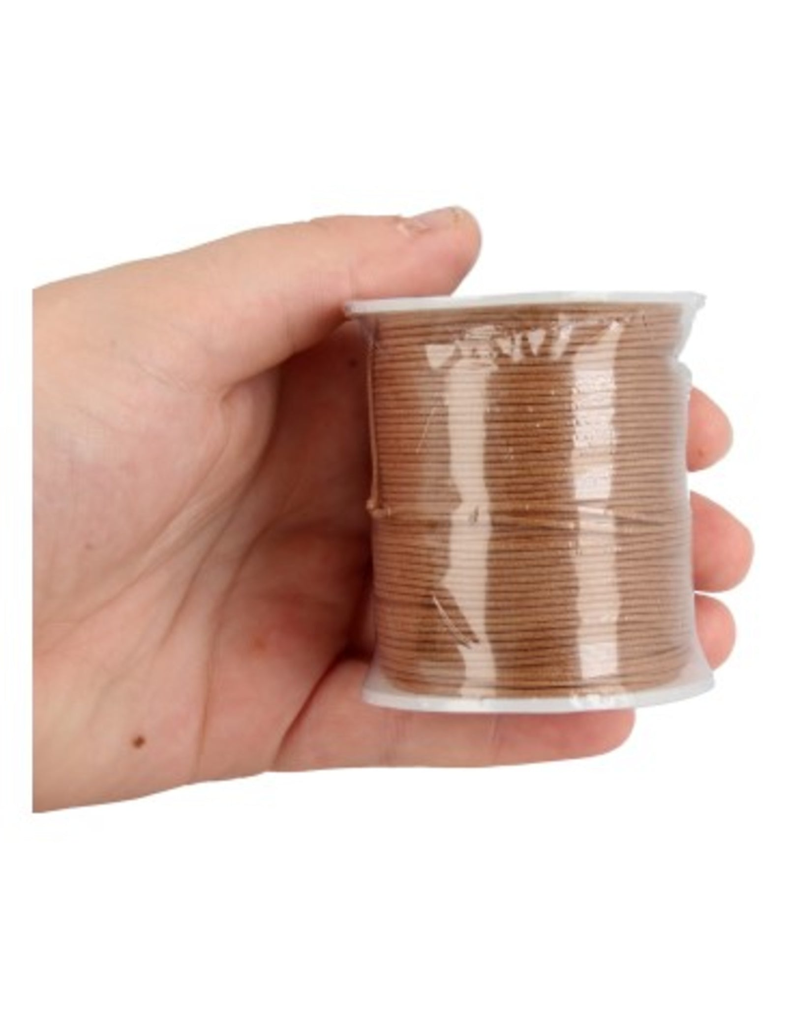Waskoord rol 1 mm bruin