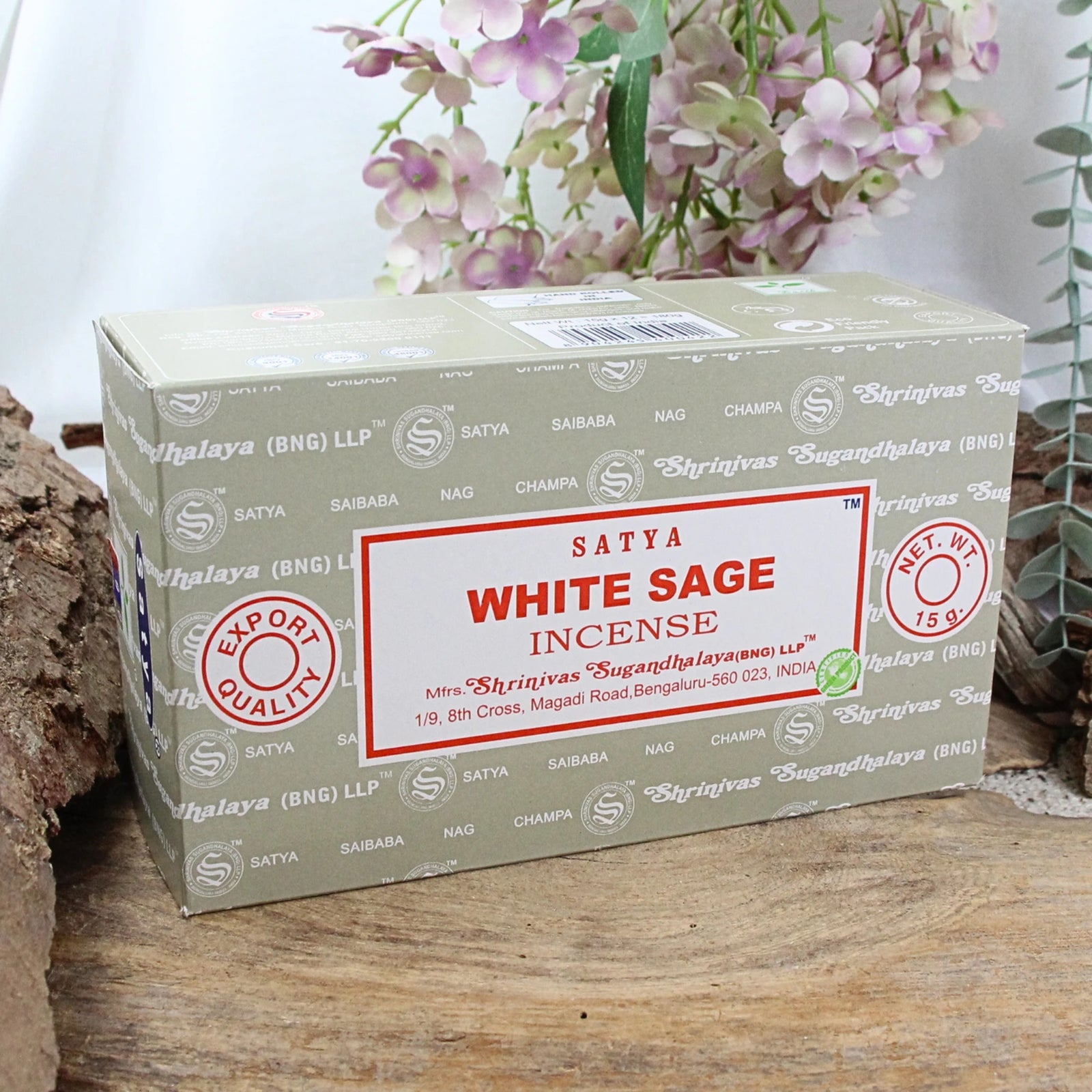 White Sage wierook 15 grams Satya - doos van 12 st.