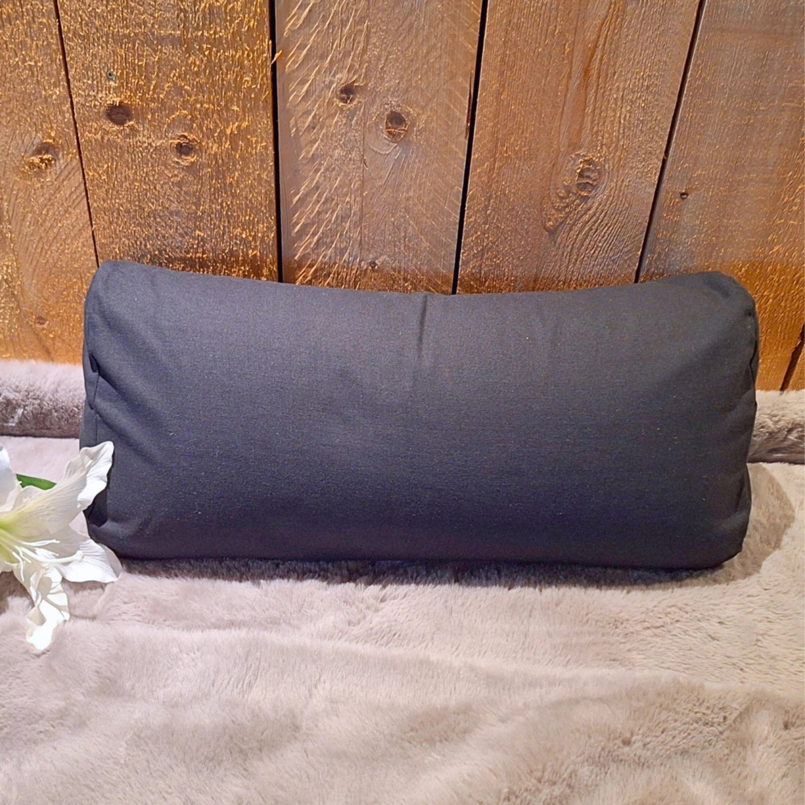 YogaStyles Design Bolster - Ovaal Zwart