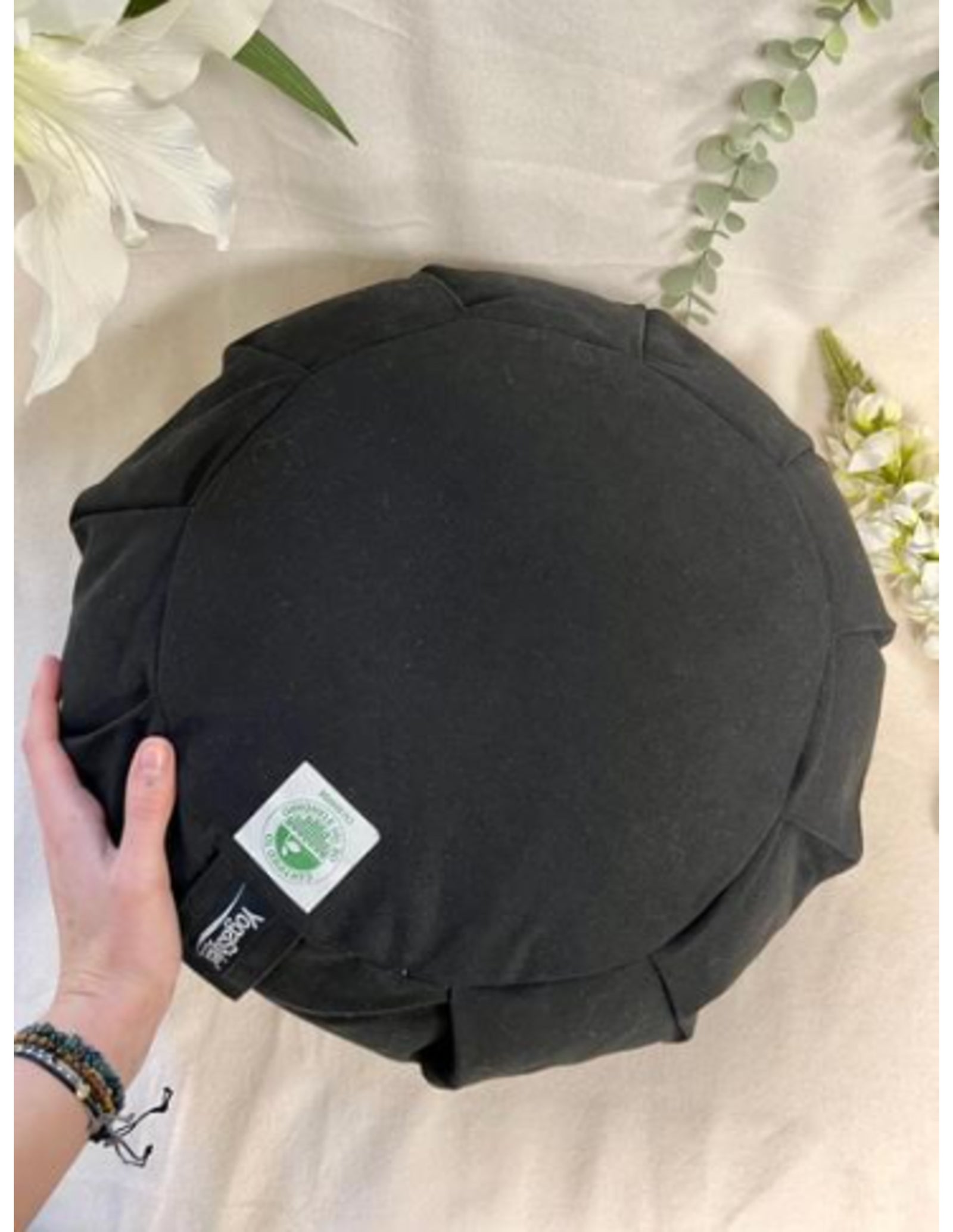 YogaStyles Meditatiekussen Organic Zafu Zwart