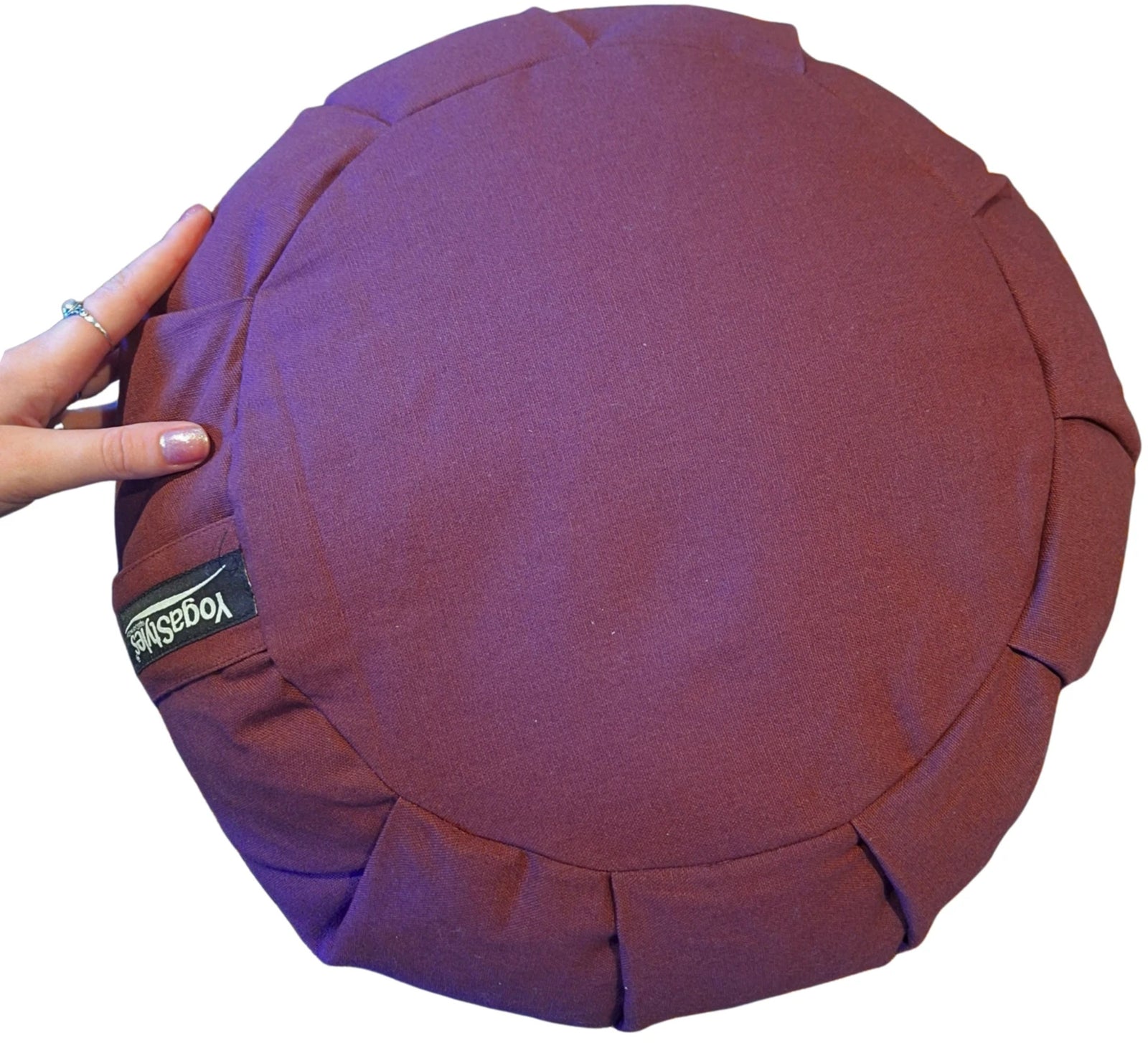 YogaStyles Meditatiekussen Pro-Zafu bordeau-paars